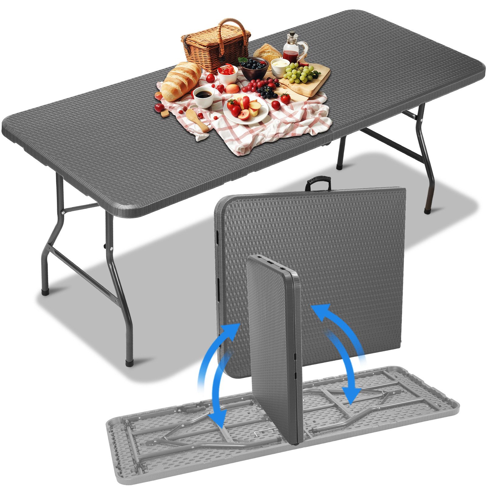TLGREEN Campingtisch Partytisch, Gartentisch, Buffettisch, Buffettisch günstig online kaufen