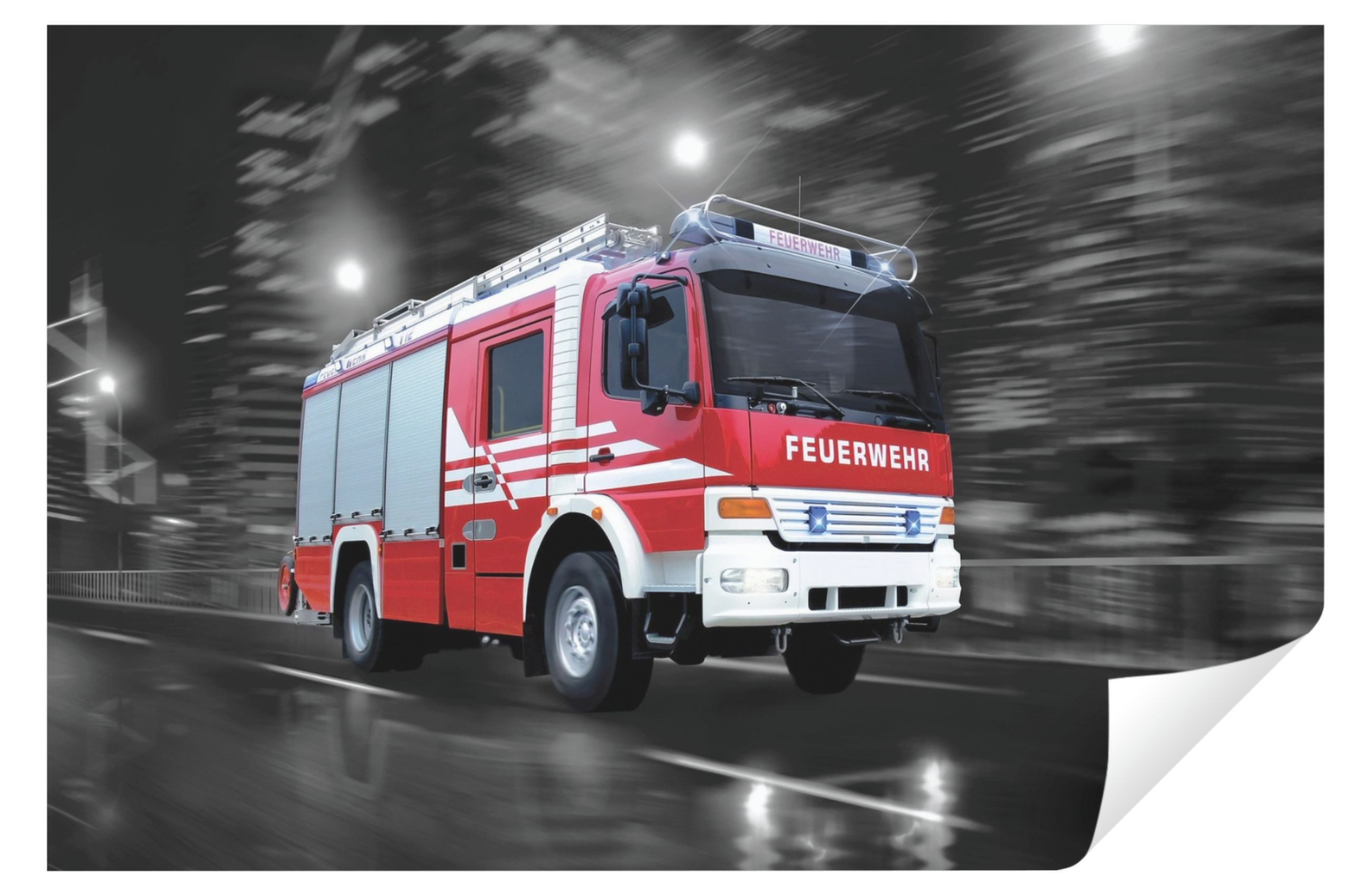 Wallarena Fototapete Kinderzimmer Jungen Feuerwehr Auto günstig online kaufen