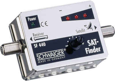 Schwaiger Satfinder SF440 531 (besonders für ASTRA und EUTELSAT geeignet, Stromversorgung über angeschlossenen Receiver)