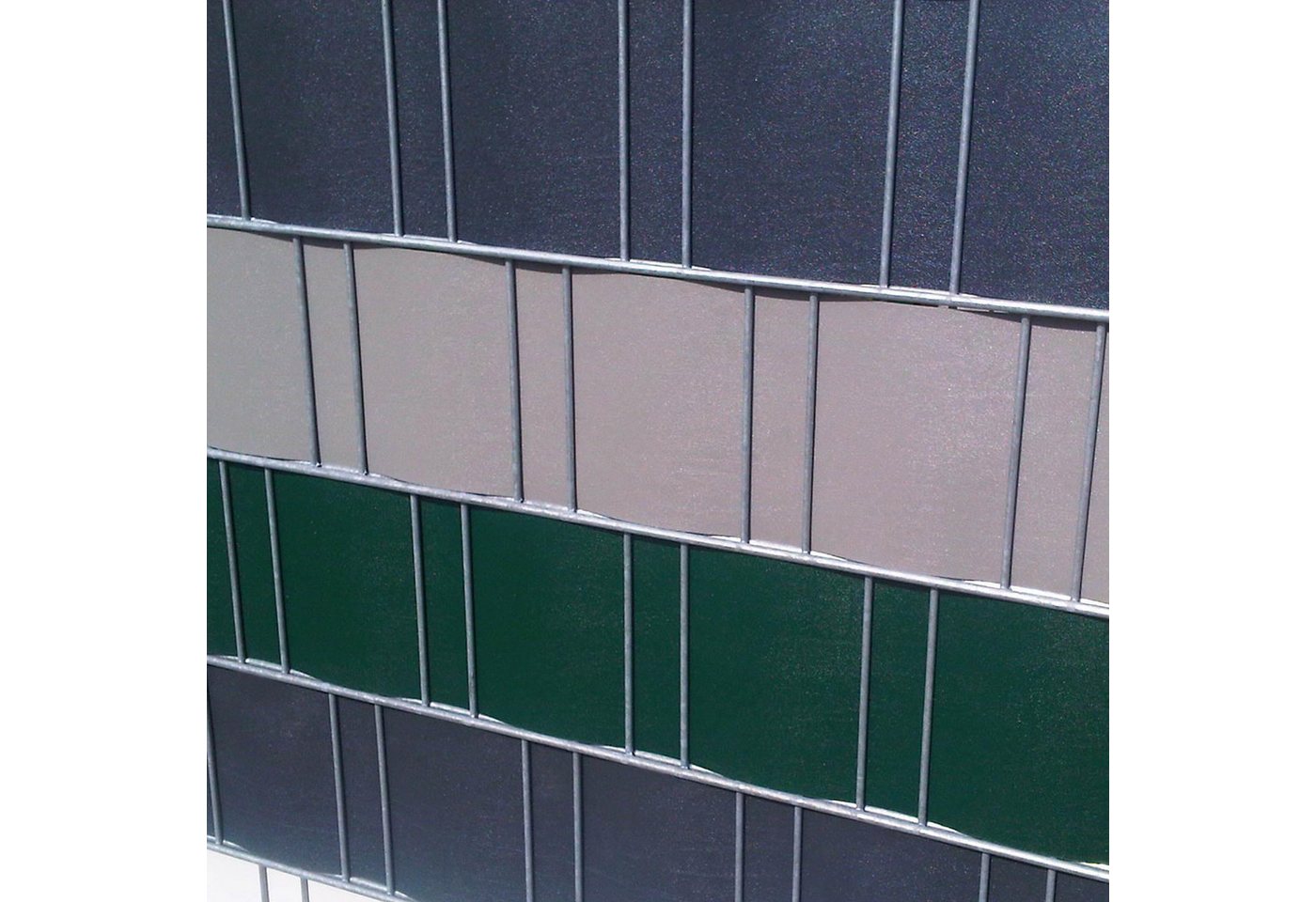 Thumbnail - Arvotec Sichtschutzstreifen Sichtschutzstreifen 10x 200 cm verschiedene Farben, keine Klemmschienen nötig