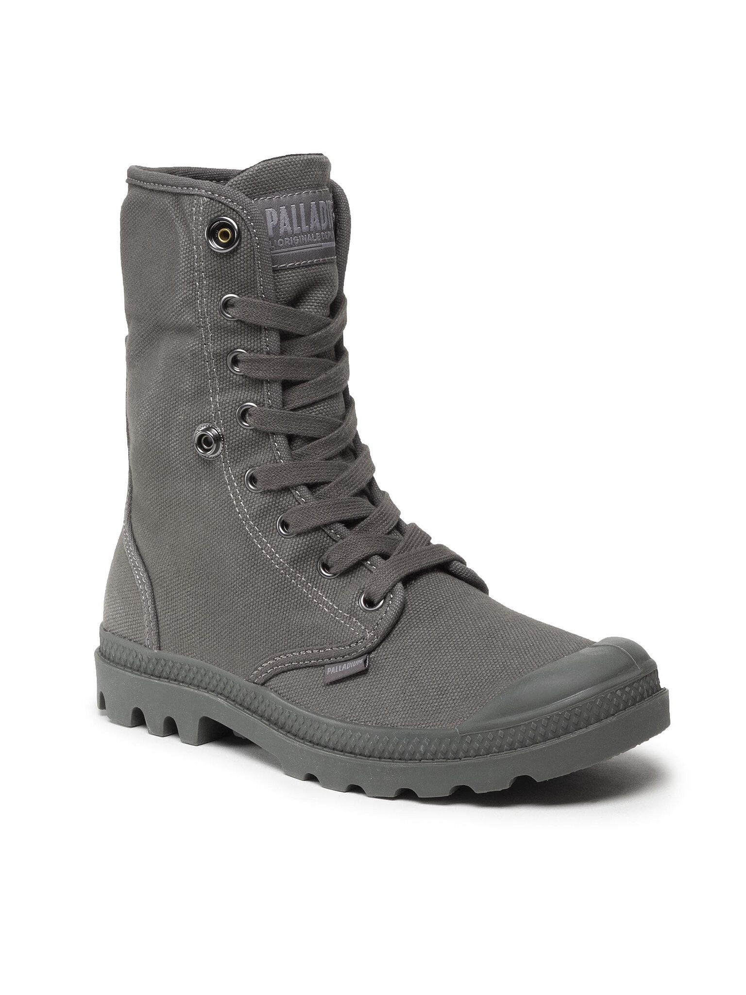 Palladium Schnürstiefeletten Baggy 92353-029-M Grau Schnürstiefel