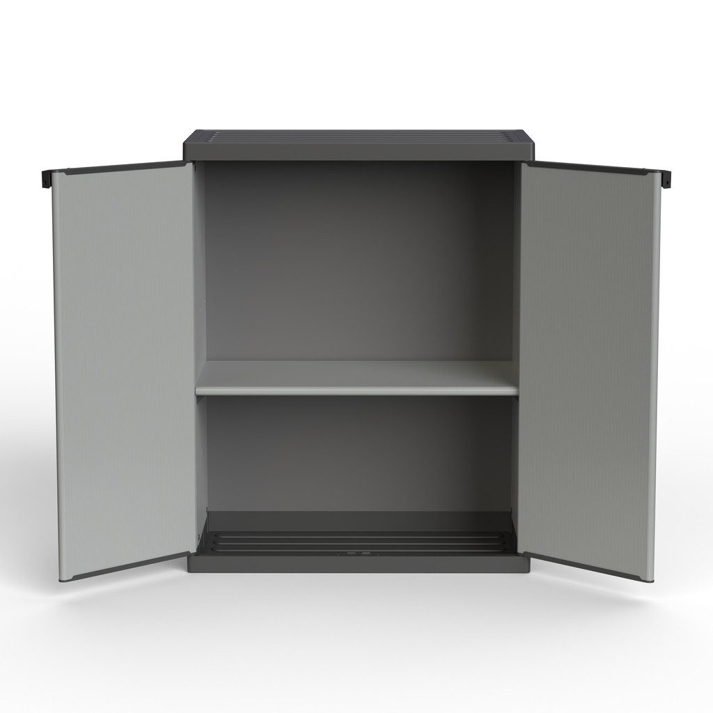 Kreher Mehrzweckschrank 'Armadio', modulares System aus Kunststoff für Keller, Garten, Garage