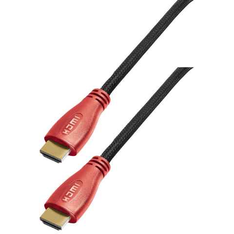 Maxtrack HDMI-Kabel, HDMI, HDMI auf HDMI (100 cm), HDMI-Kabel New Style Line, LED Stecker, UHD, 4k, 3D