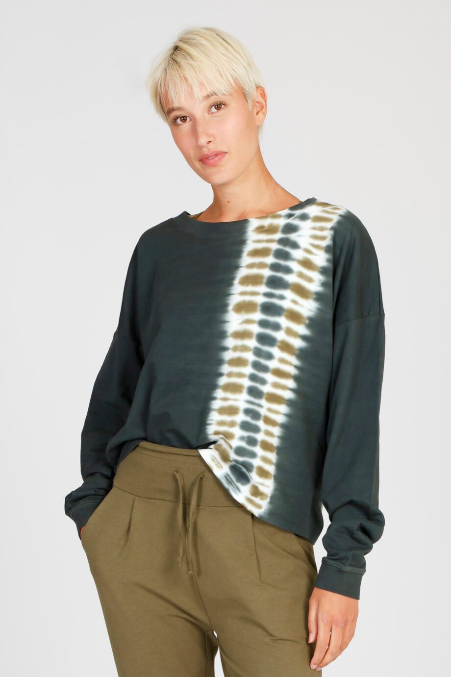 Kismet Yogastyle GmbH Sweater Batik Sweater seaweed