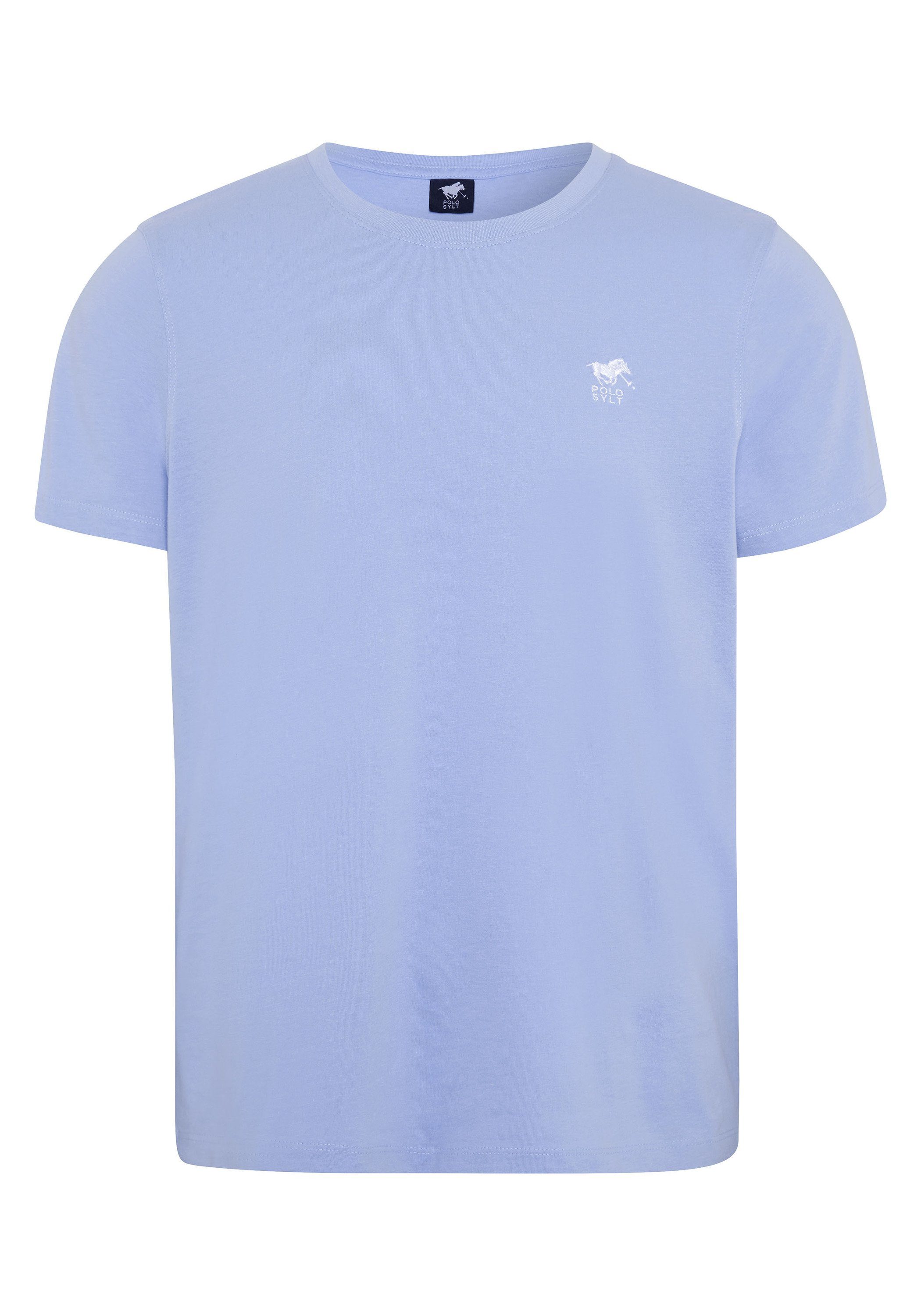 Polo Sylt T-Shirt mit gesticktem Logo-Symbol (1, 1-tlg)