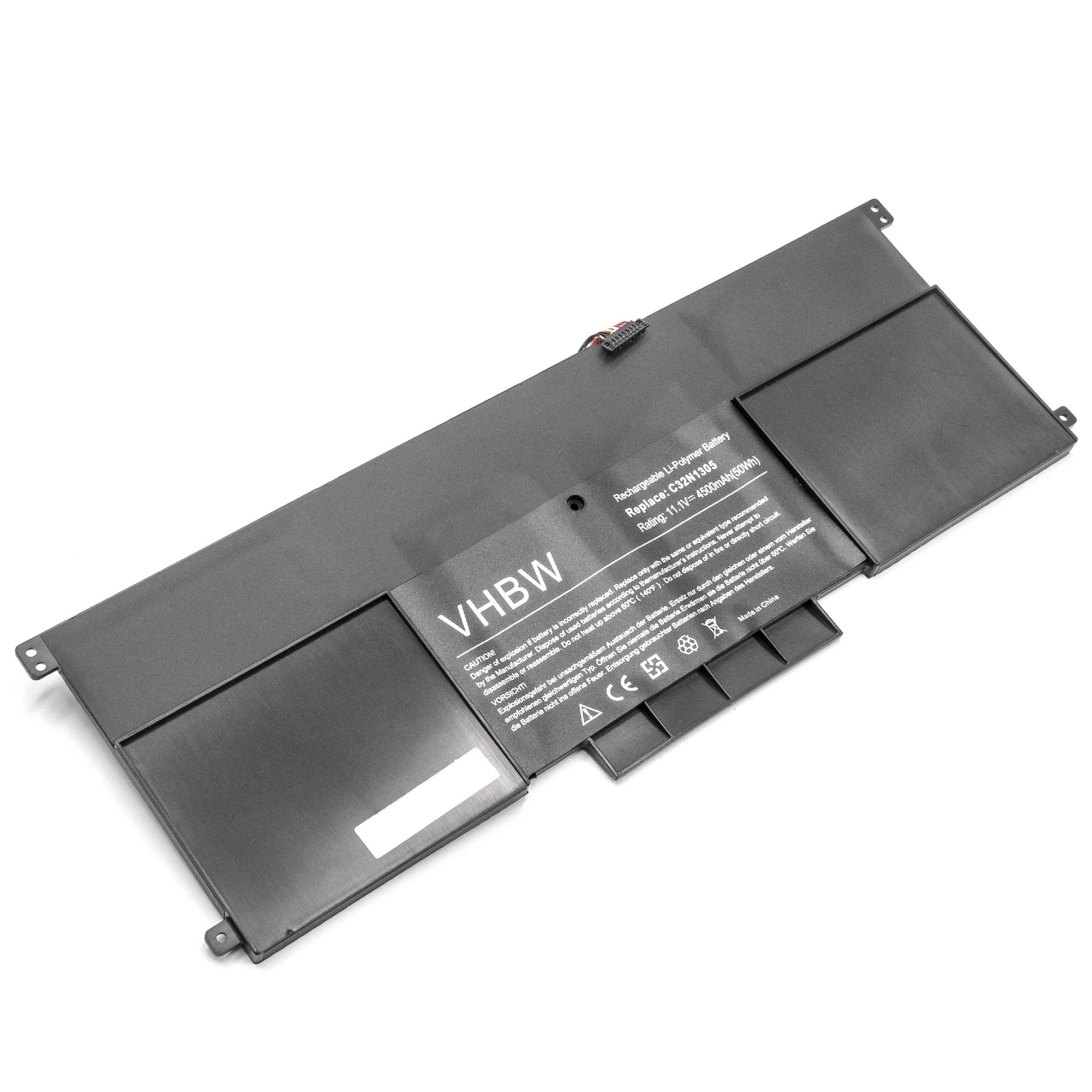 vhbw kompatibel mit Asus ZenBook UX301LA-XH72T Laptop-Akku Li-Polymer 4500 mAh (11,1 V)