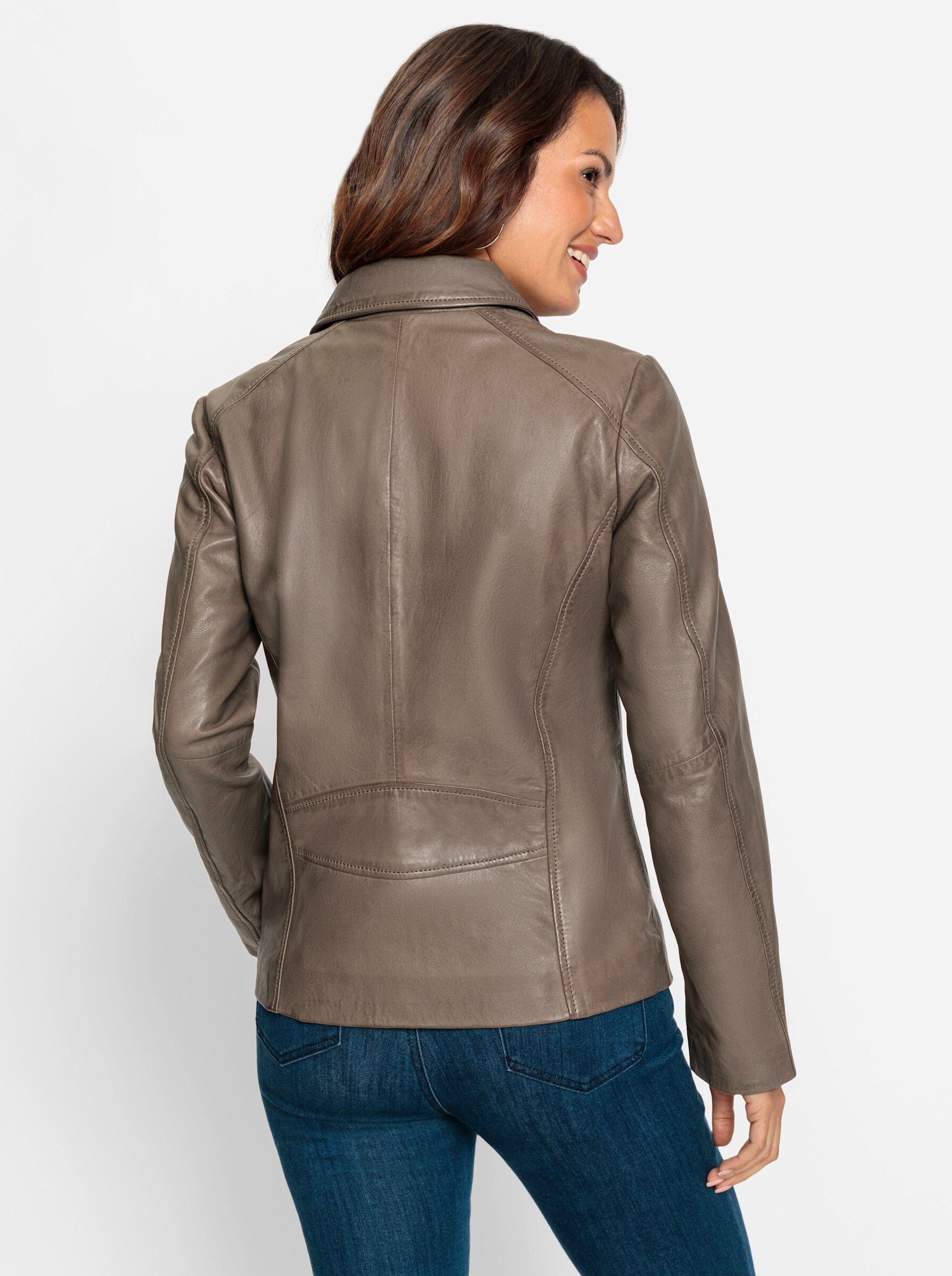 taupe Mainpol Allwetterjacke