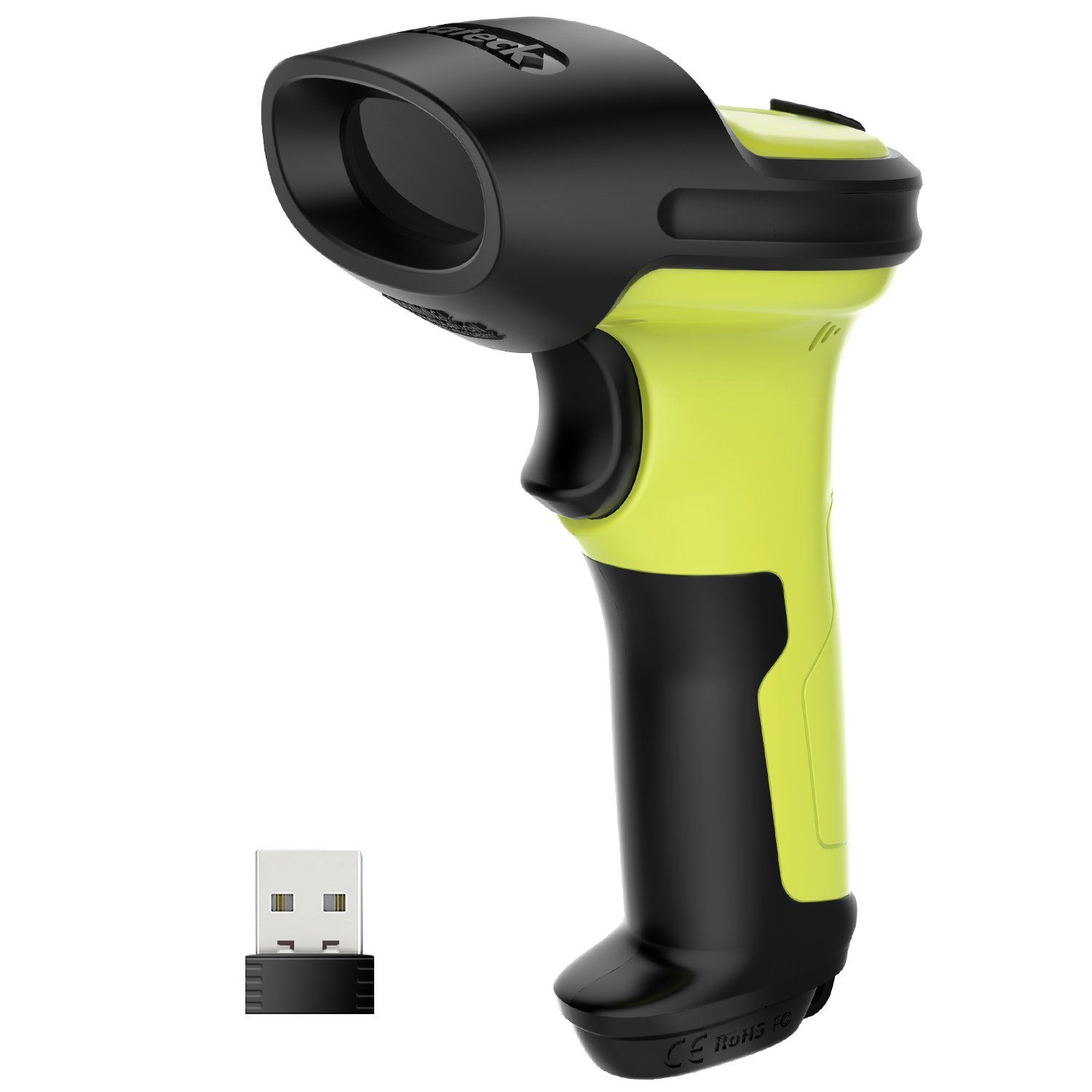 Inateck Barcode Scanner Wireless 2.4 GHz, 35 m Reichweite, BCST60