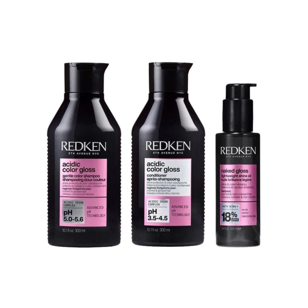Redken Haarpflege-Set Redken Acidic Color Gloss Set, 3-tlg.