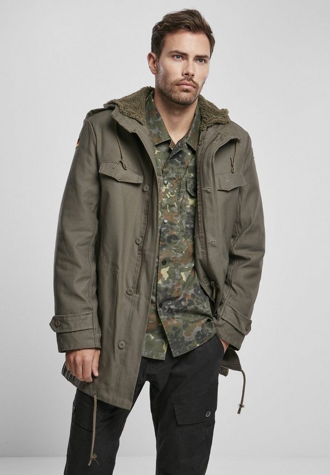 Brandit Outdoorjacke Herren BW Flag Parka (1-St), sehr strapazierfähiges  Obermaterial aus reiner Baumwolle