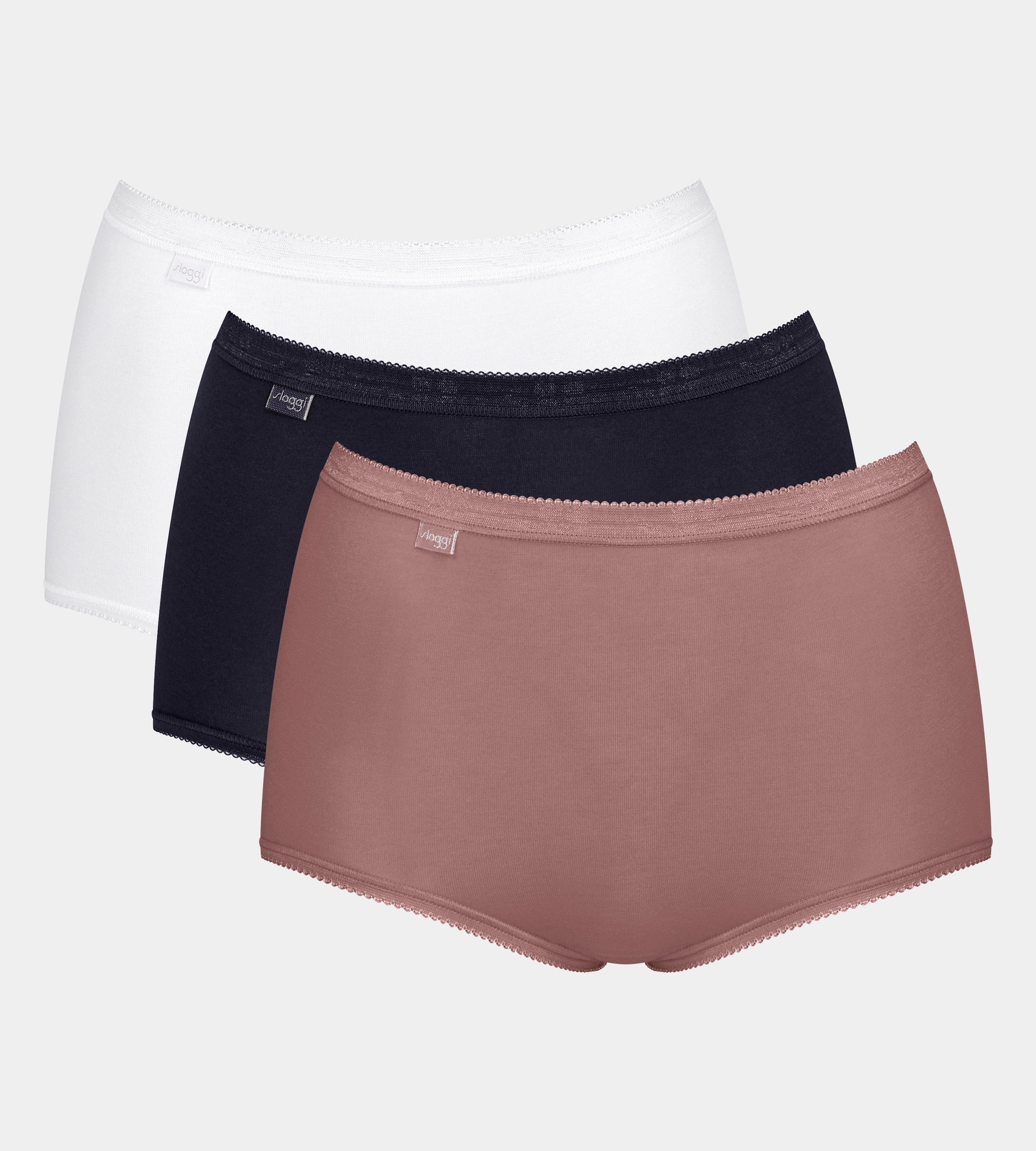 sloggi Maxislip Basic+ Maxi C3P (3er Pack) perfekter Sitz günstig online kaufen