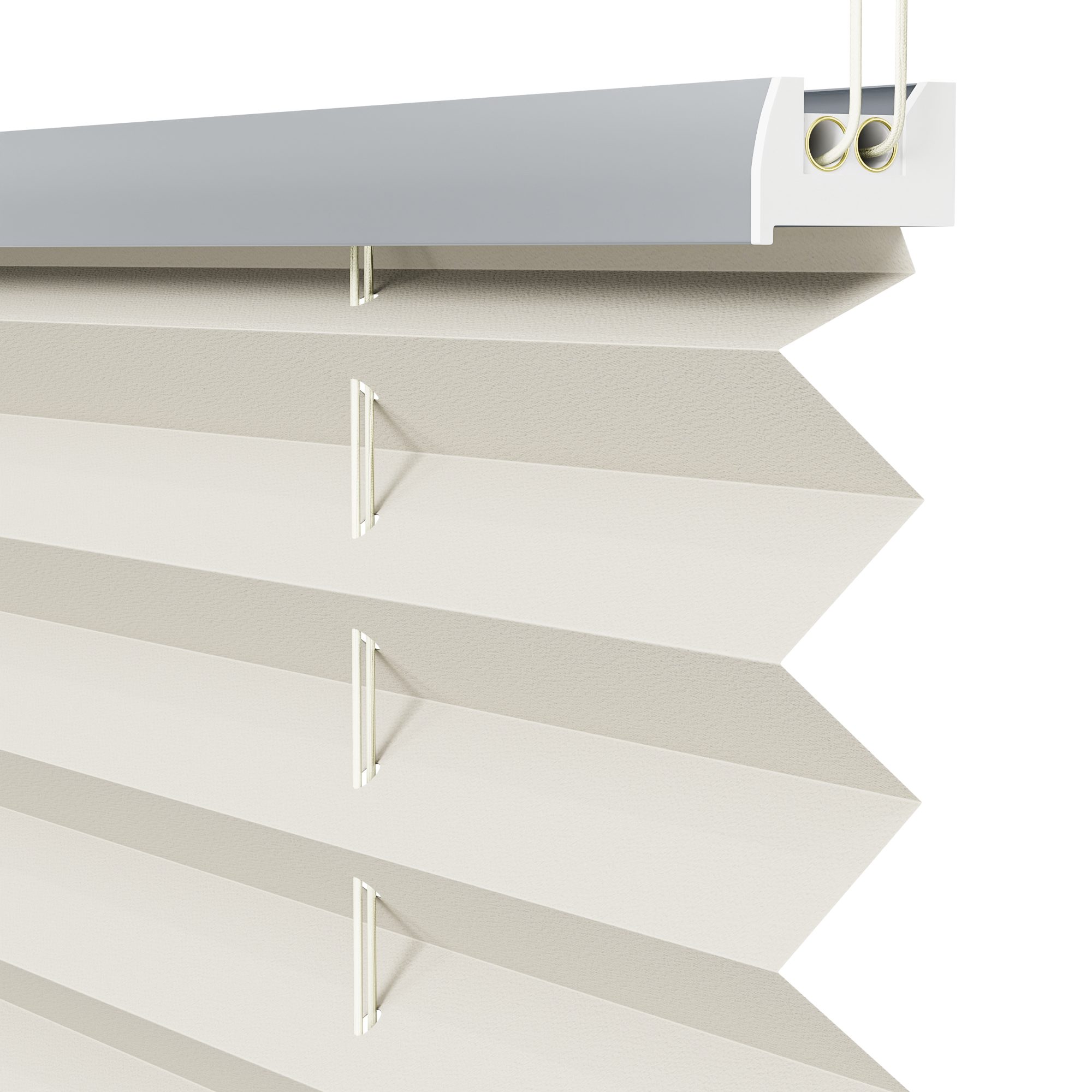 Sekey Plissee Sonnenschutzrollo ohne Bohren Verspannt Blickdicht Lichtschutz, blickdicht, Klemmfix, Verspannt Jalousie Rollos für Fenster / Tür – Bild 3 von 5