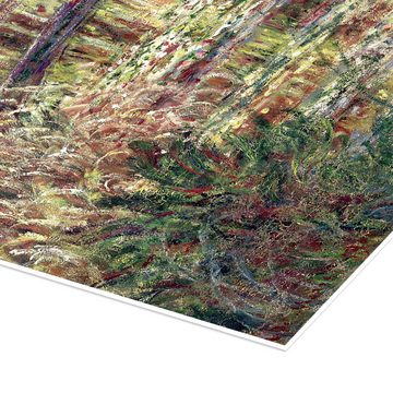 Posterlounge Poster Claude Monet, Seerosenteich: Harmonie in Rosa, Wohnzimmer Malerei