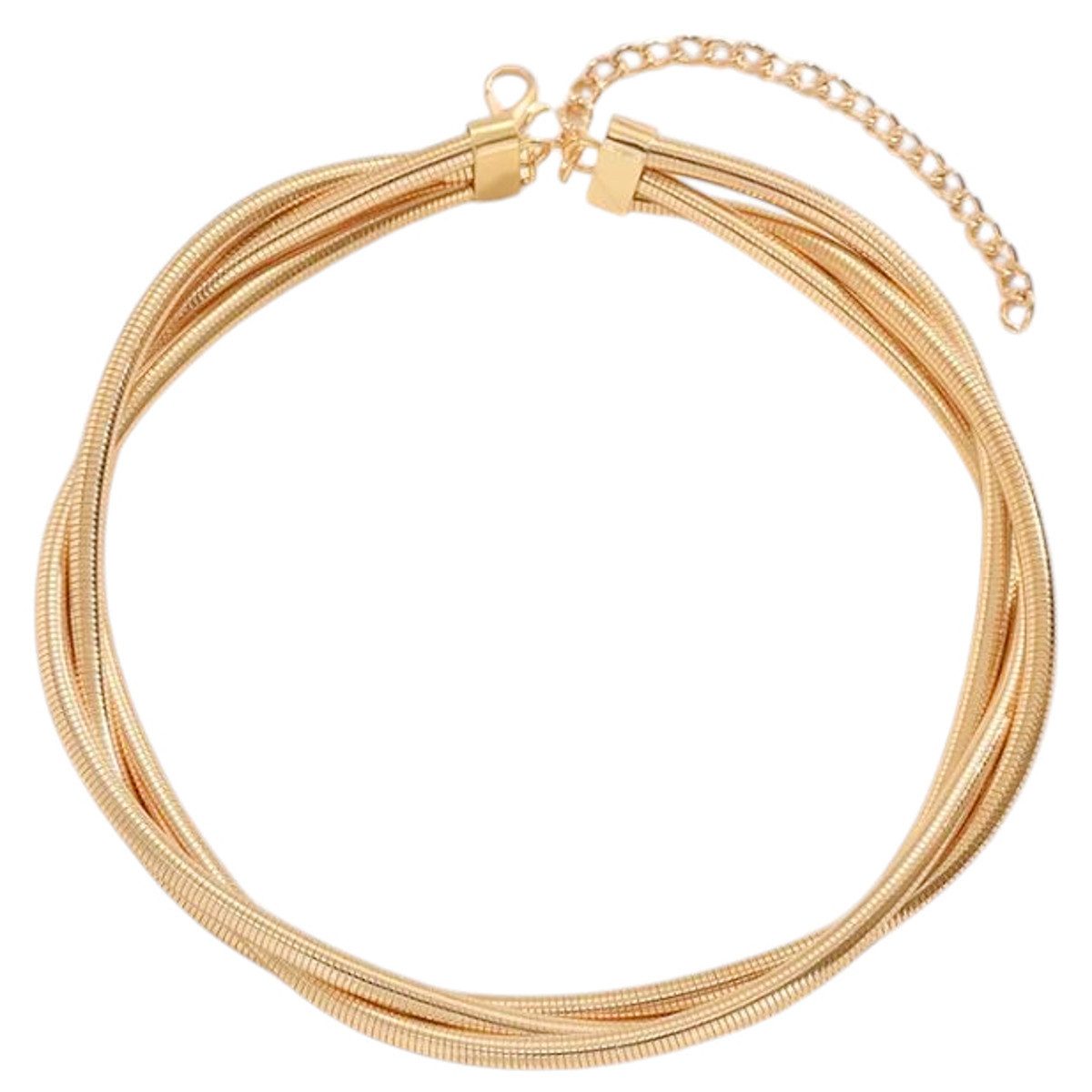 Choker Gold oder Silber 40 cm Halskette Damen Damenschmuck modern