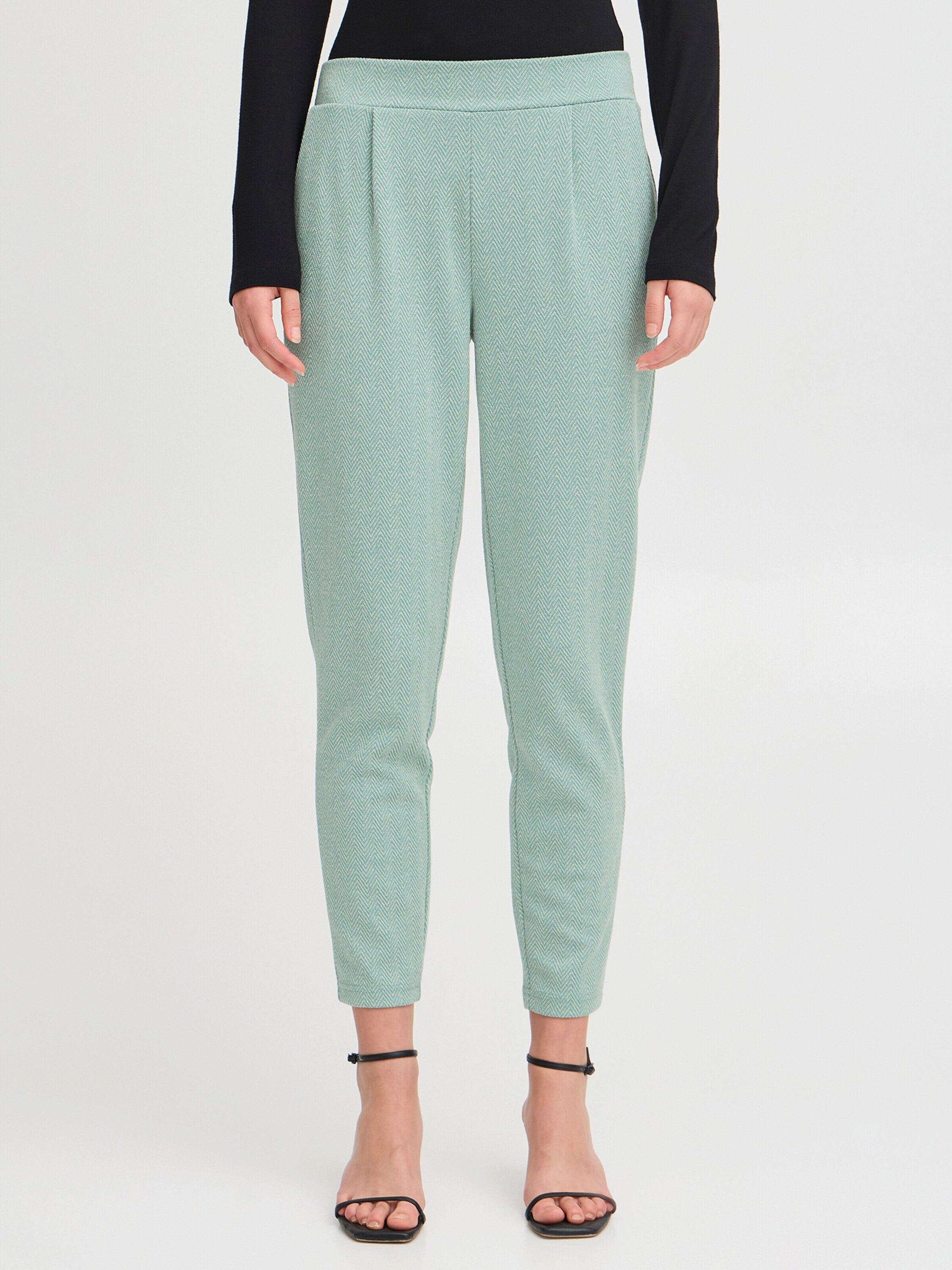 Ichi Bundfaltenhose Kate (1-tlg) Falten