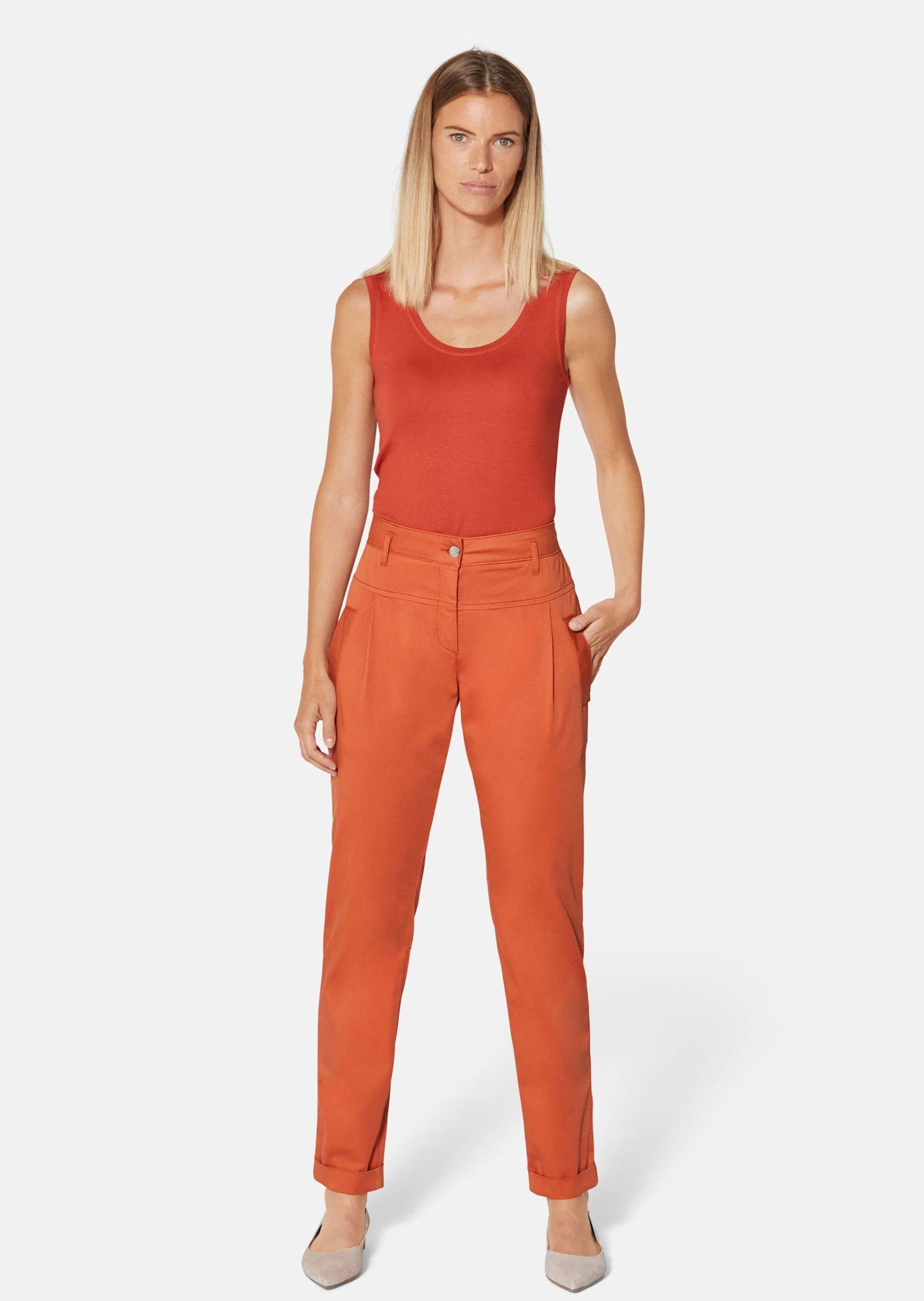 MADELEINE Chinos Chino-Hose mit Bundfalten günstig online kaufen