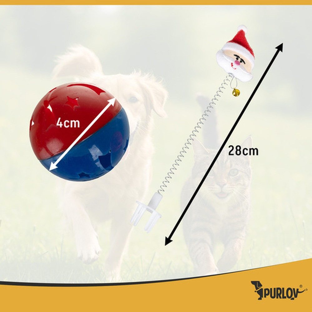 Purlov Tier-Beschäftigungsspielzeug Katzenspielzeug Weihnachtsspielzeug, Ku günstig online kaufen