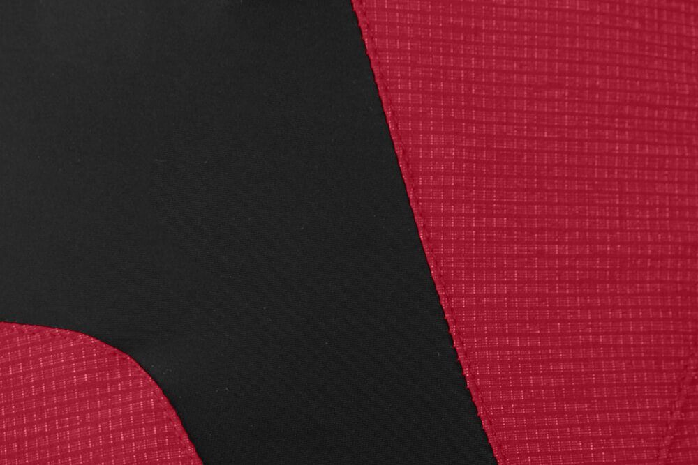 Innenhose), gepolsterter (mit rot Zipp-off Radhose VINA Kurzgrößen, Damen Bergson robust, elastisch, Zip-off-Hose