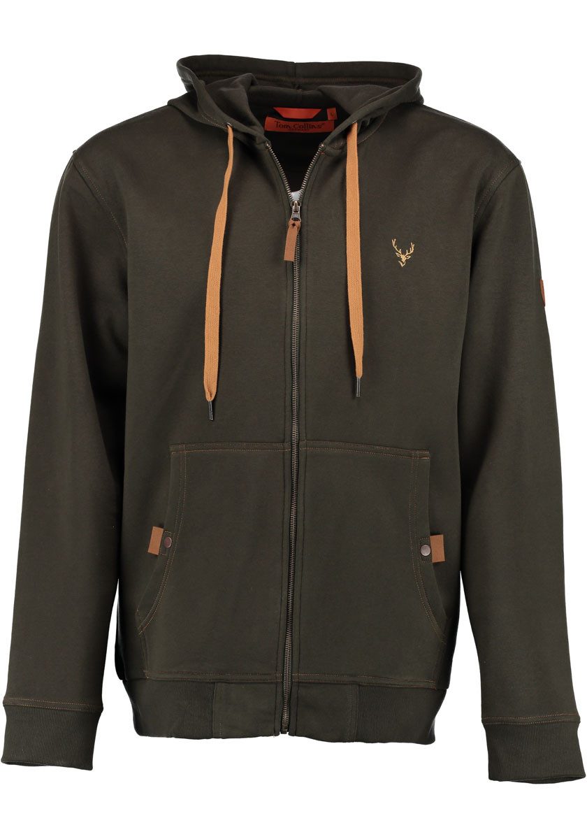 Tom Collins Sweatjacke Zawul Zip-Jacke mit günstig online kaufen