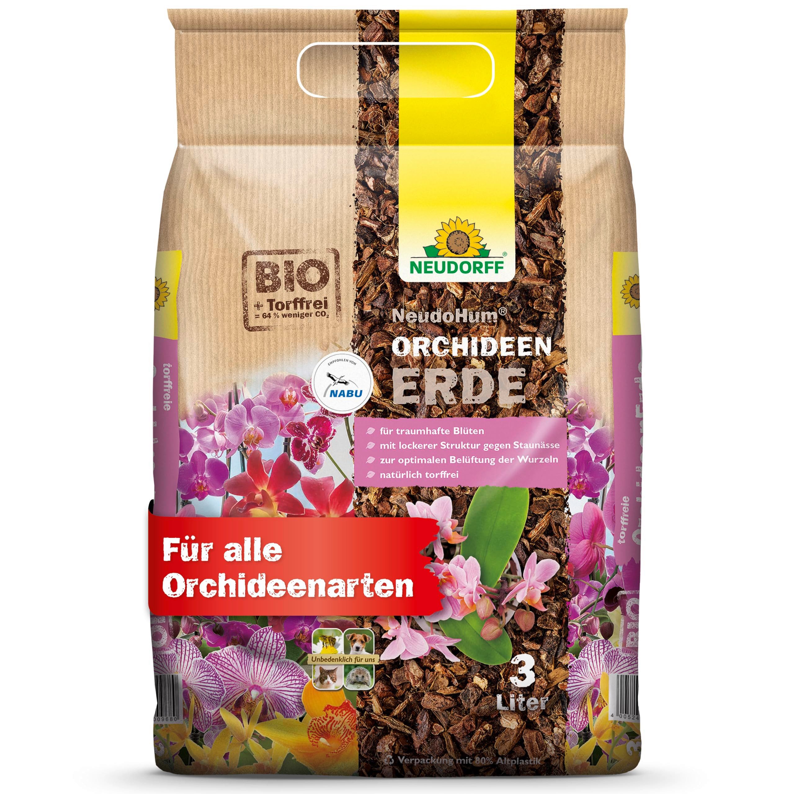 Bio-Erde NeudoHum Bio OrchideenErde 3 Liter