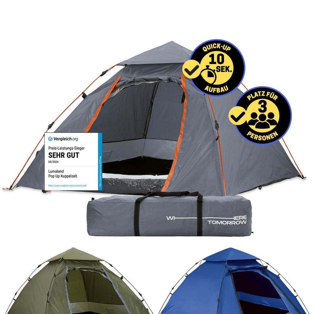 Lumaland Kuppelzelt Pop Up in 10 günstig online kaufen
