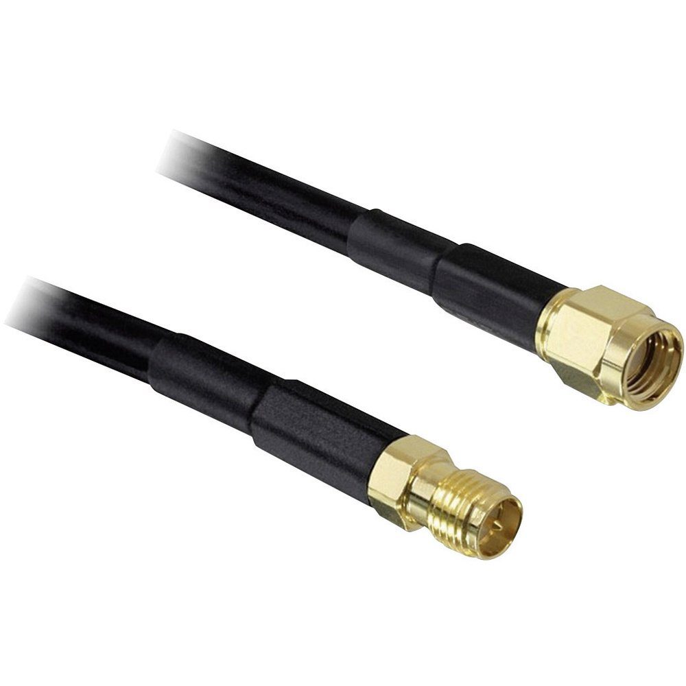 Delock WLAN-Antennen Verlängerungskabel [1x RP-SMA-Stecker - 1x RP-SMA WLAN-Antenne