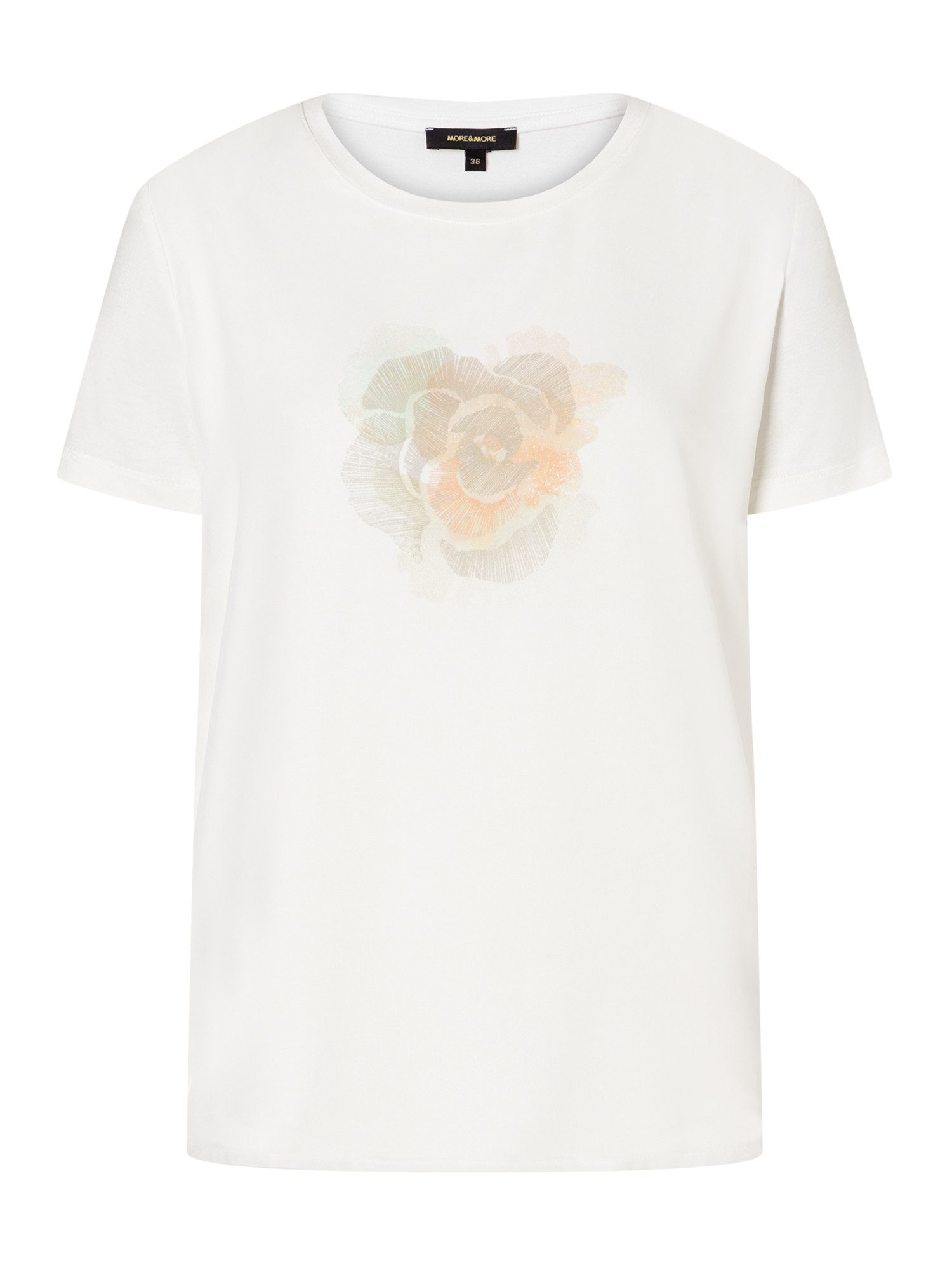 Kurzarmshirt Rosenprintshirt