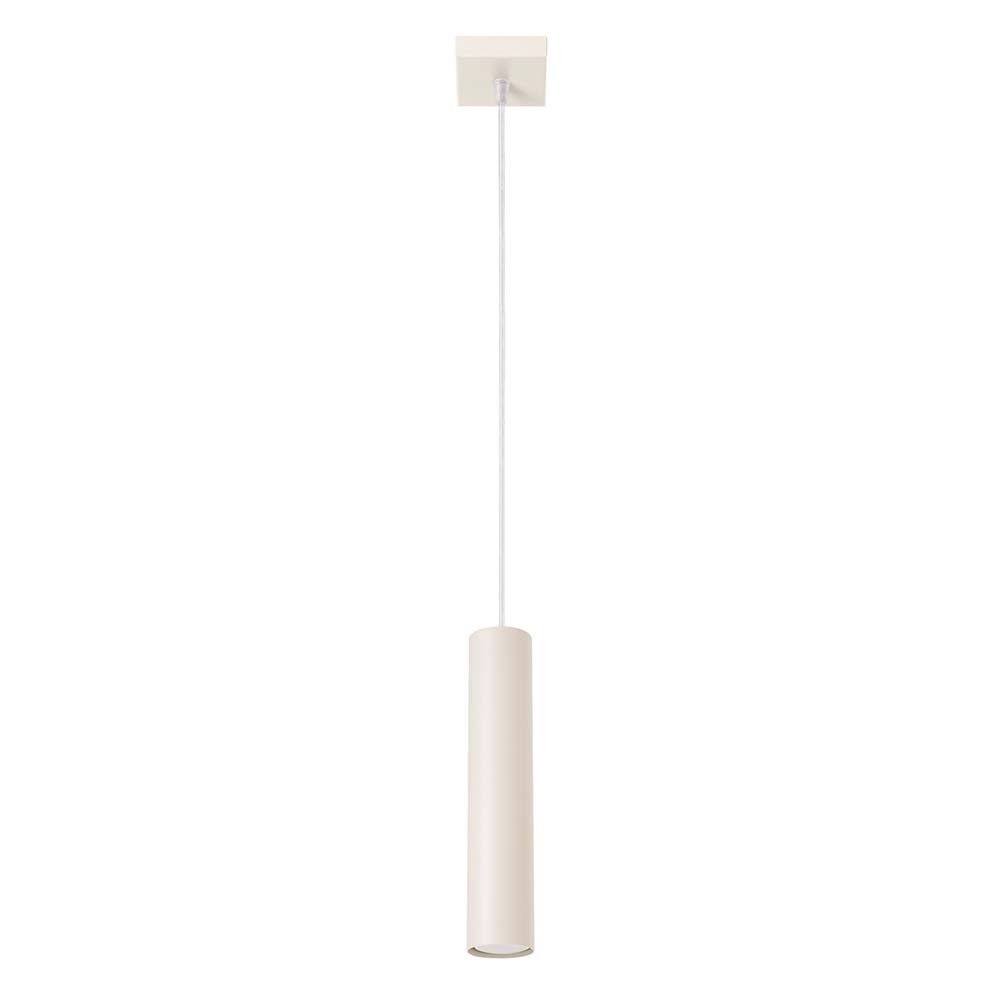 SOLLUX lighting Pendelleuchte, Leuchtmittel nicht inklusive, Deckenlampe Pendelleuchte Hängelampe Esszimmerlampe Beige 1-Flammig H