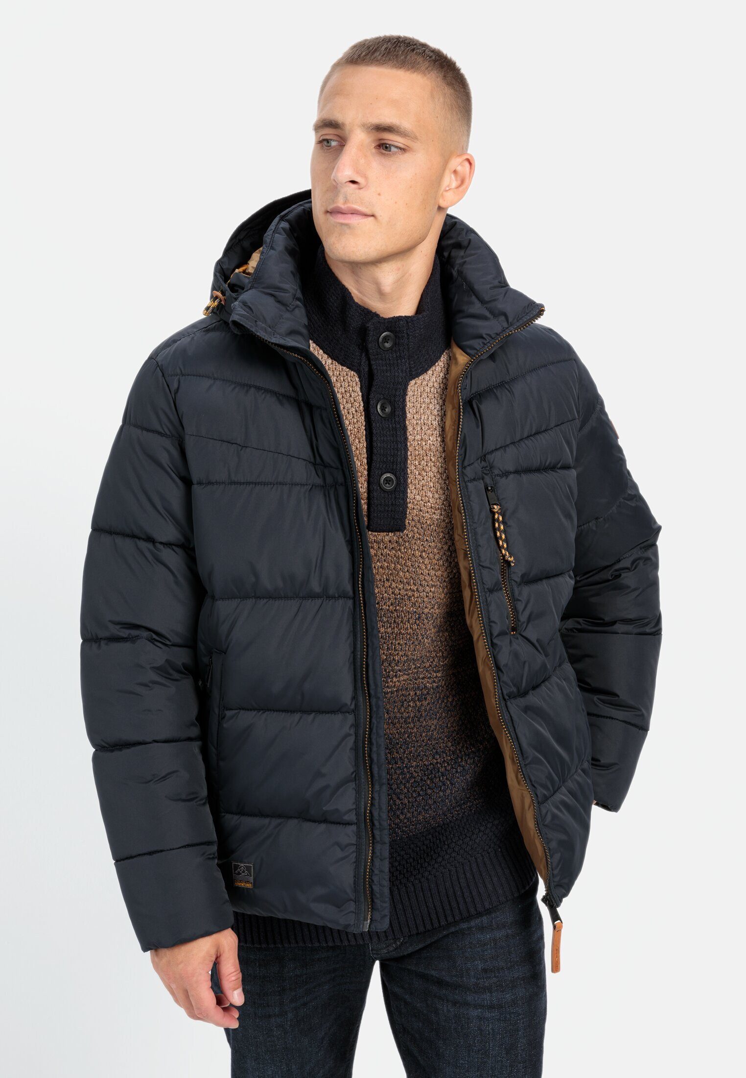Blouson mit abnehmbarer Kapuze