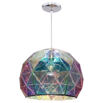 etc-shop Kugelleuchte, Leuchtmittel nicht inklusive, Design Hänge Decken Lampe multicolor Wohn Ess Zimmer Beleuchtung