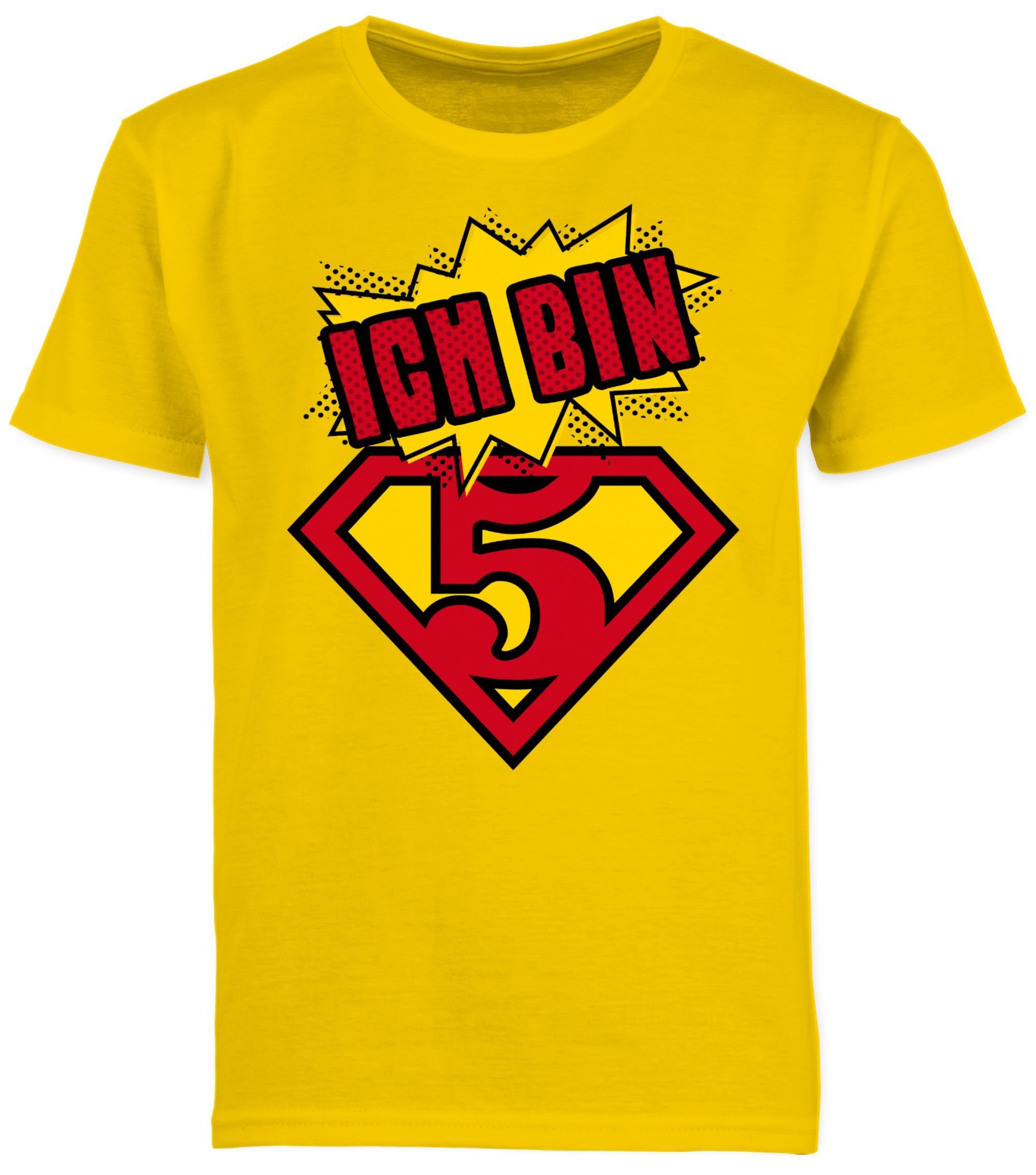 T-Shirt Ich bin fünf Superheld