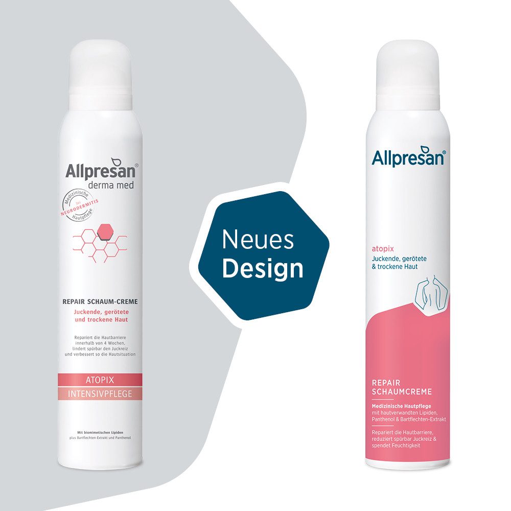 Allpresan Hautcreme Allpresan derma med ATOPIX Spezial-Pflegeserie -Produkt wählbar-, 1-tlg., Medizinische, juckreizlindernde Hautpflege bei Neurodermitis