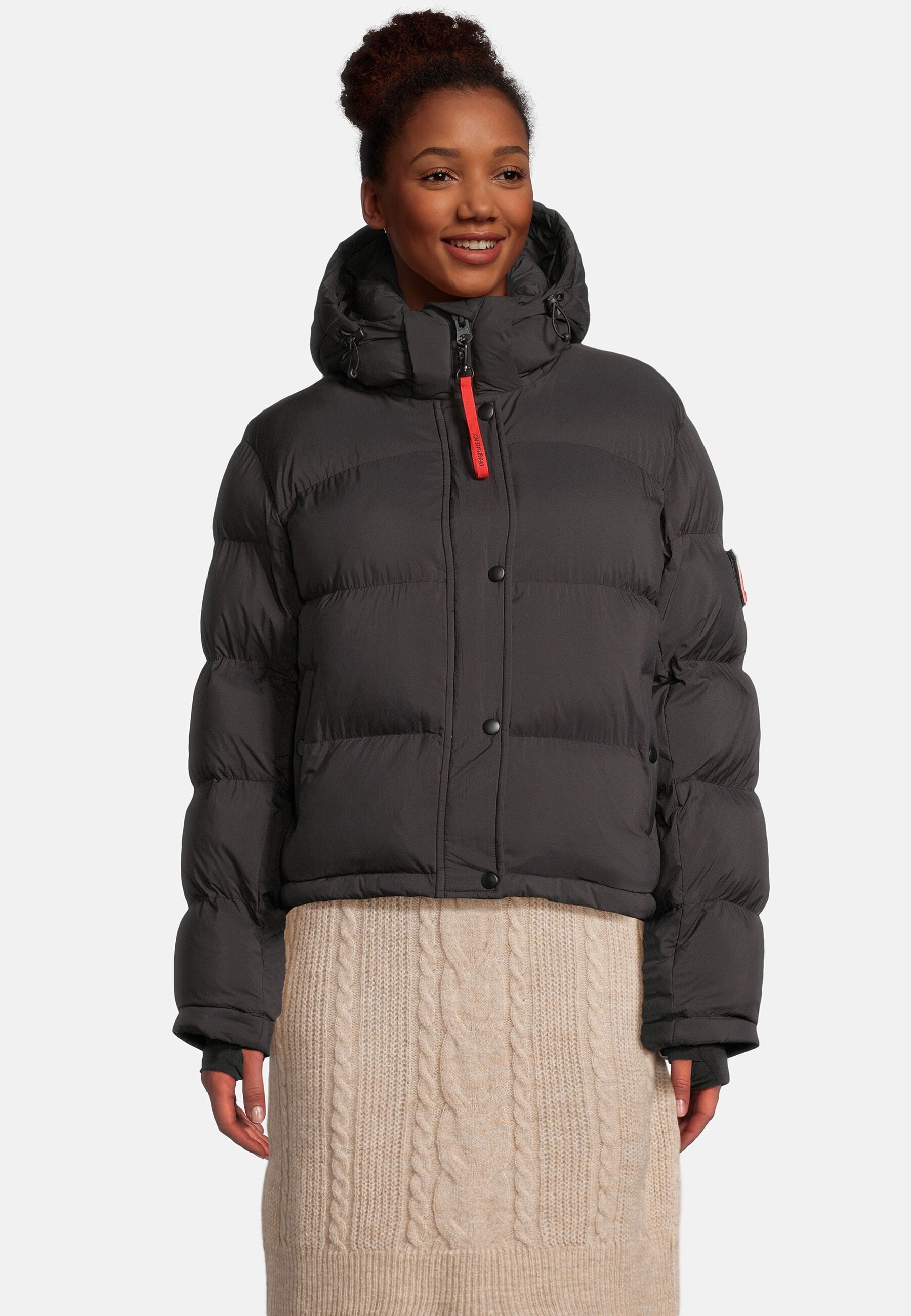 No.1 COMO Winterjacke LEJIA (1-St) mit abnehmbarer Kapuze