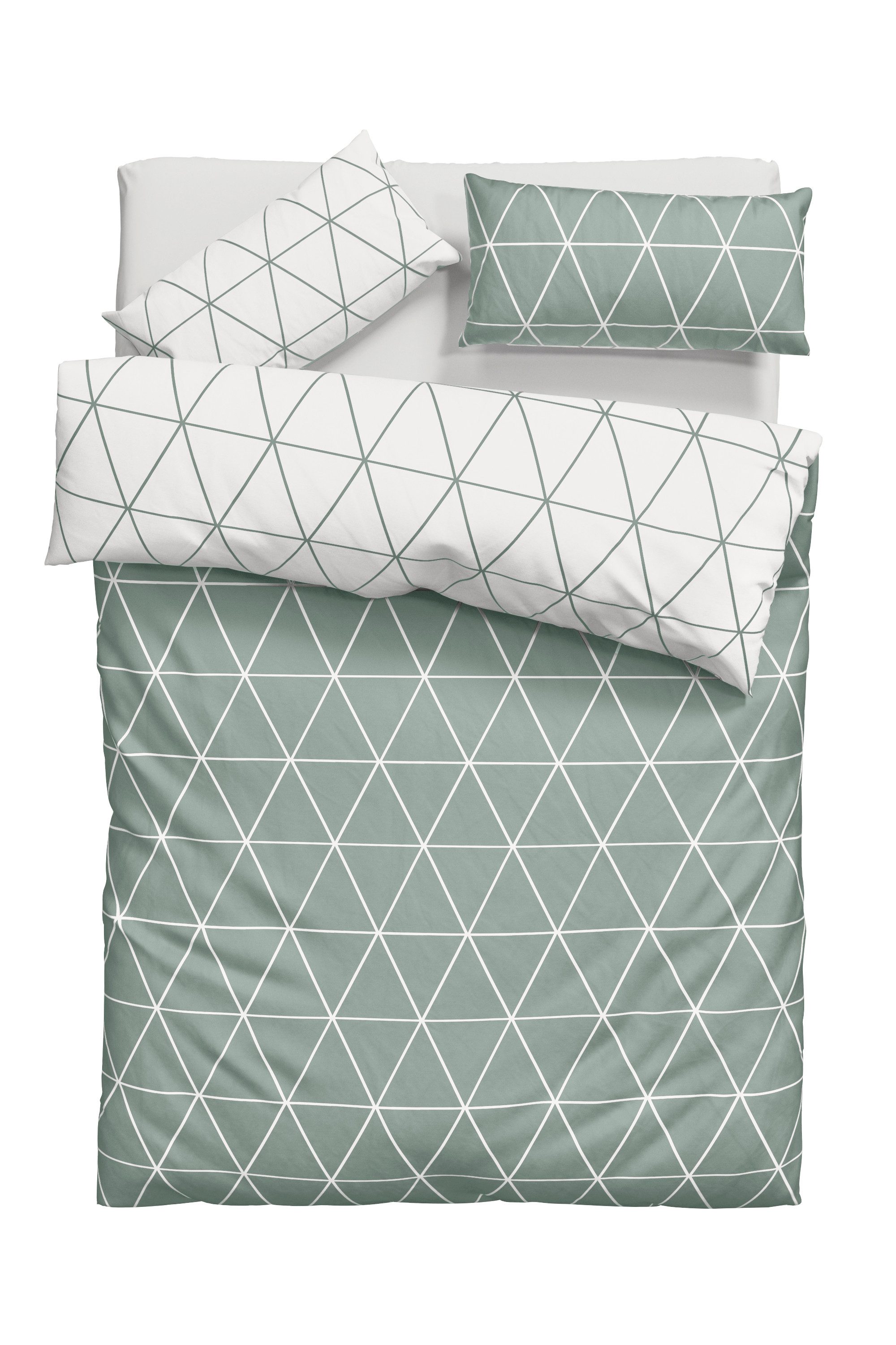 OTTO home Bettwäsche Balsby, Renforcé, 2 teilig, in Gr. 135x200 oder 155x220 cm, 100% Baumwolle