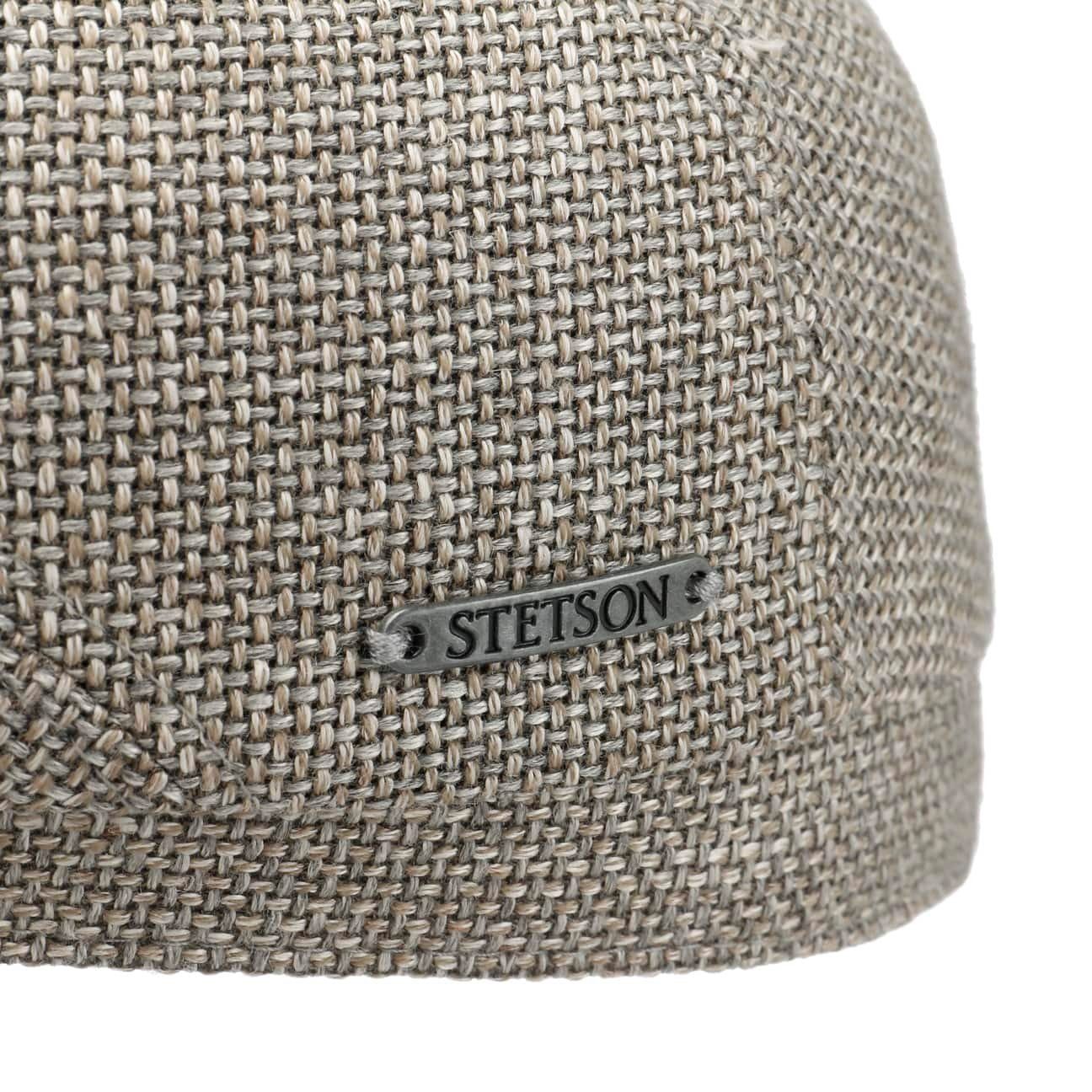 the Schirm, EU Cap Schirmmütze Stetson (1-St) Flat grau-beige Made mit in