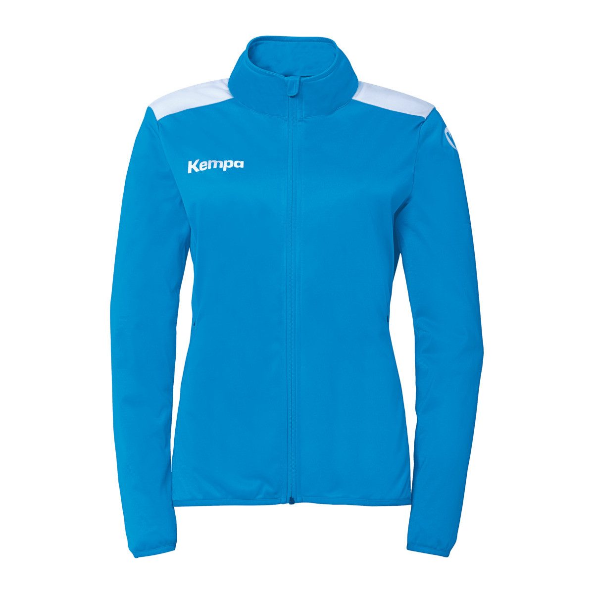 Trainingsjacke Emotion 27 (Full-Zip, 100% Polyester) kempablau/weiss Damen