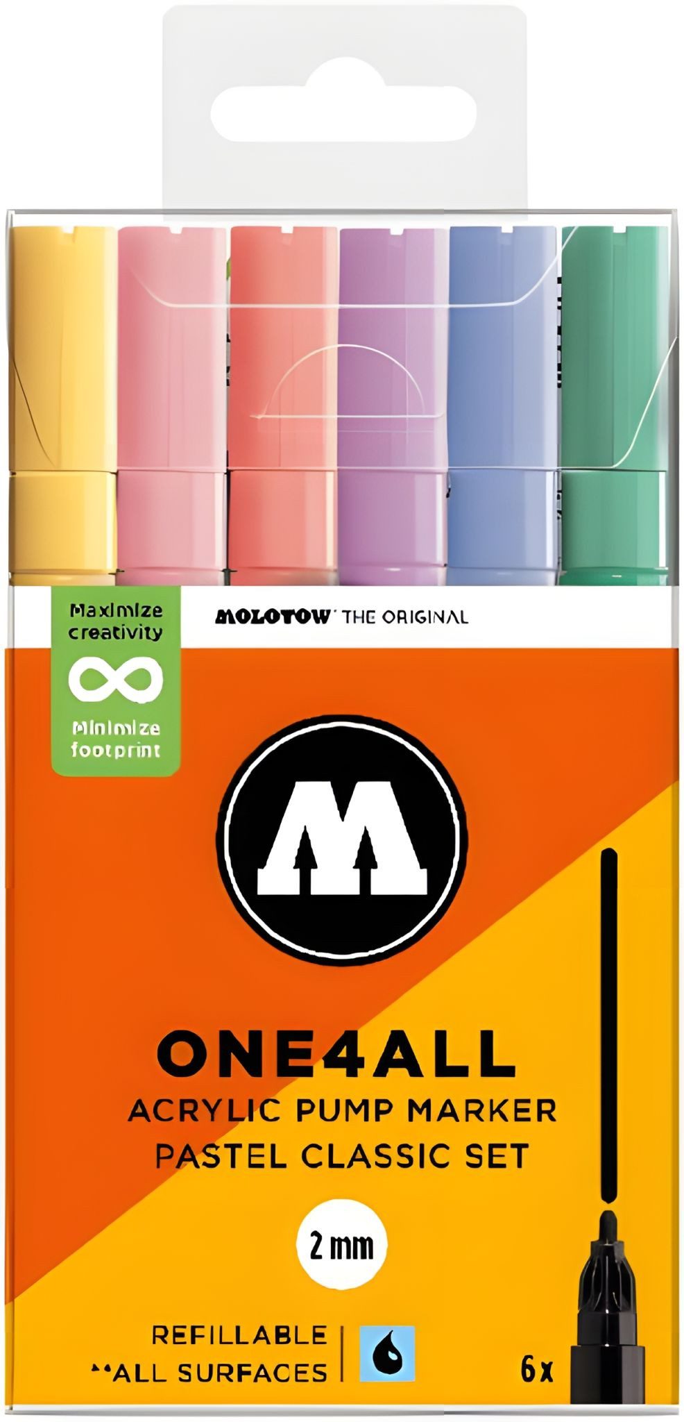 MOLOTOW Malstift Acrylmarker One4All 127HS Pastel Classic Set