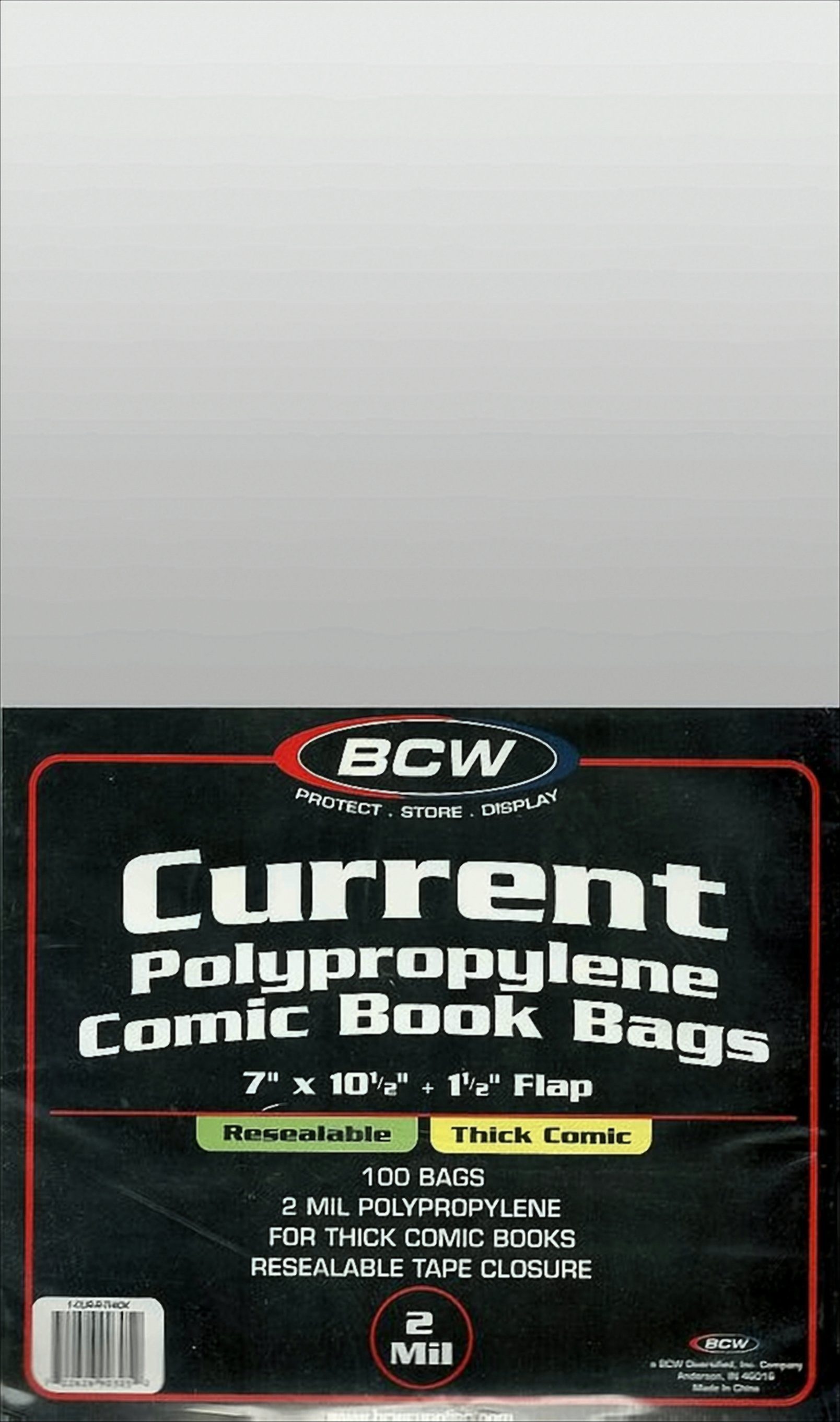 BCW Sammelkarte BCW Resealable Current Thick Comic Bags