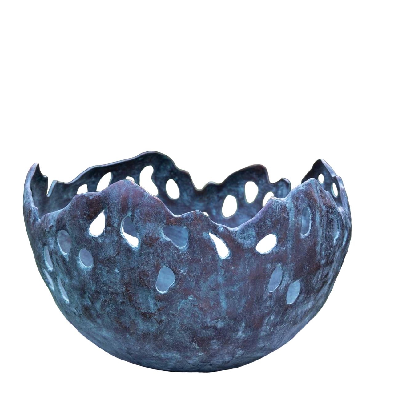 IDYL Feuerschale IDYL Rottenecker Bronze Feuerschale grün patiniert, Bronze – sehr robust – Langlebig – witterungsbeständig