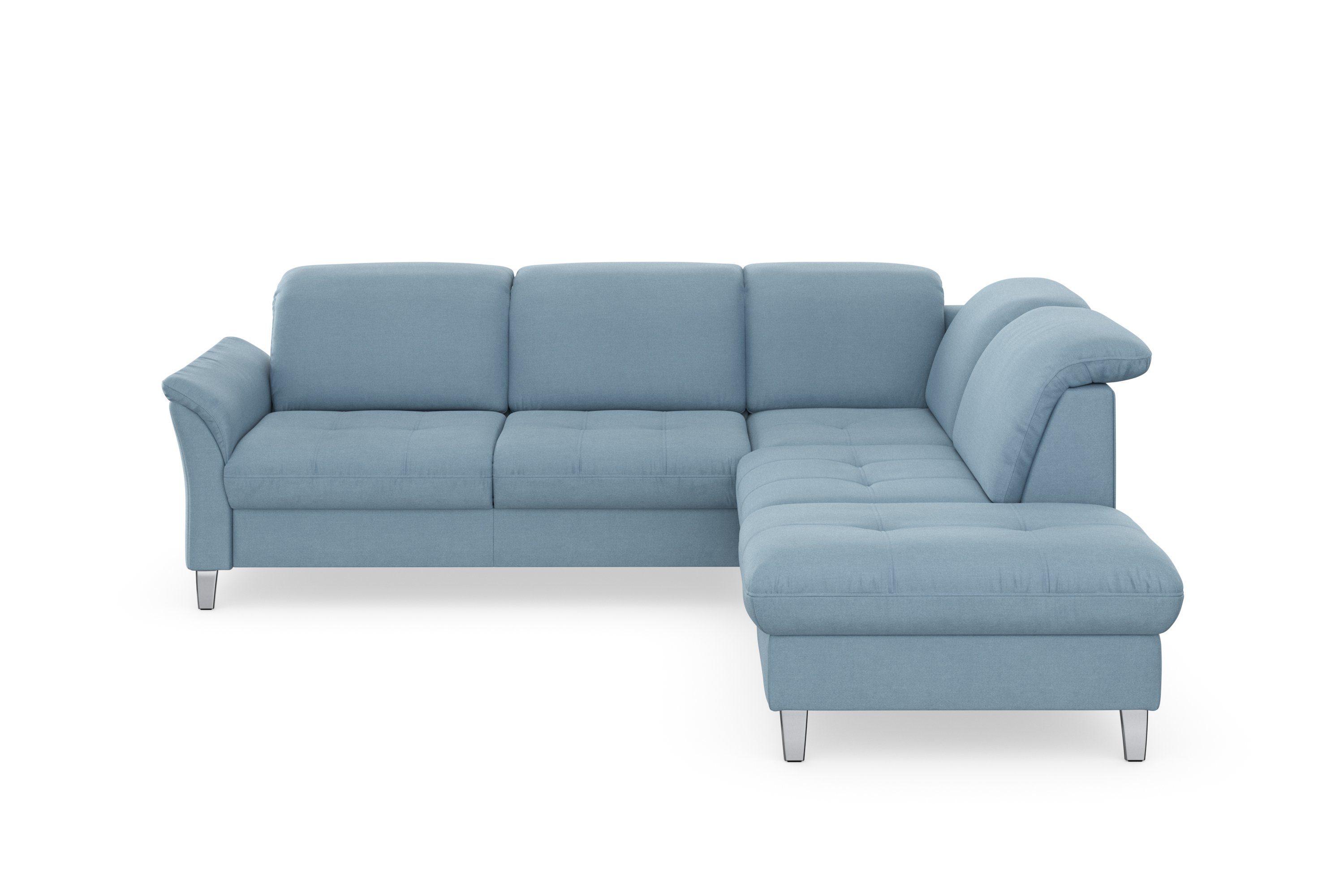 sit&more Ecksofa Bettfunktion Maggiore, und Stauraum wahlweise mit Kopfteilverstellung,