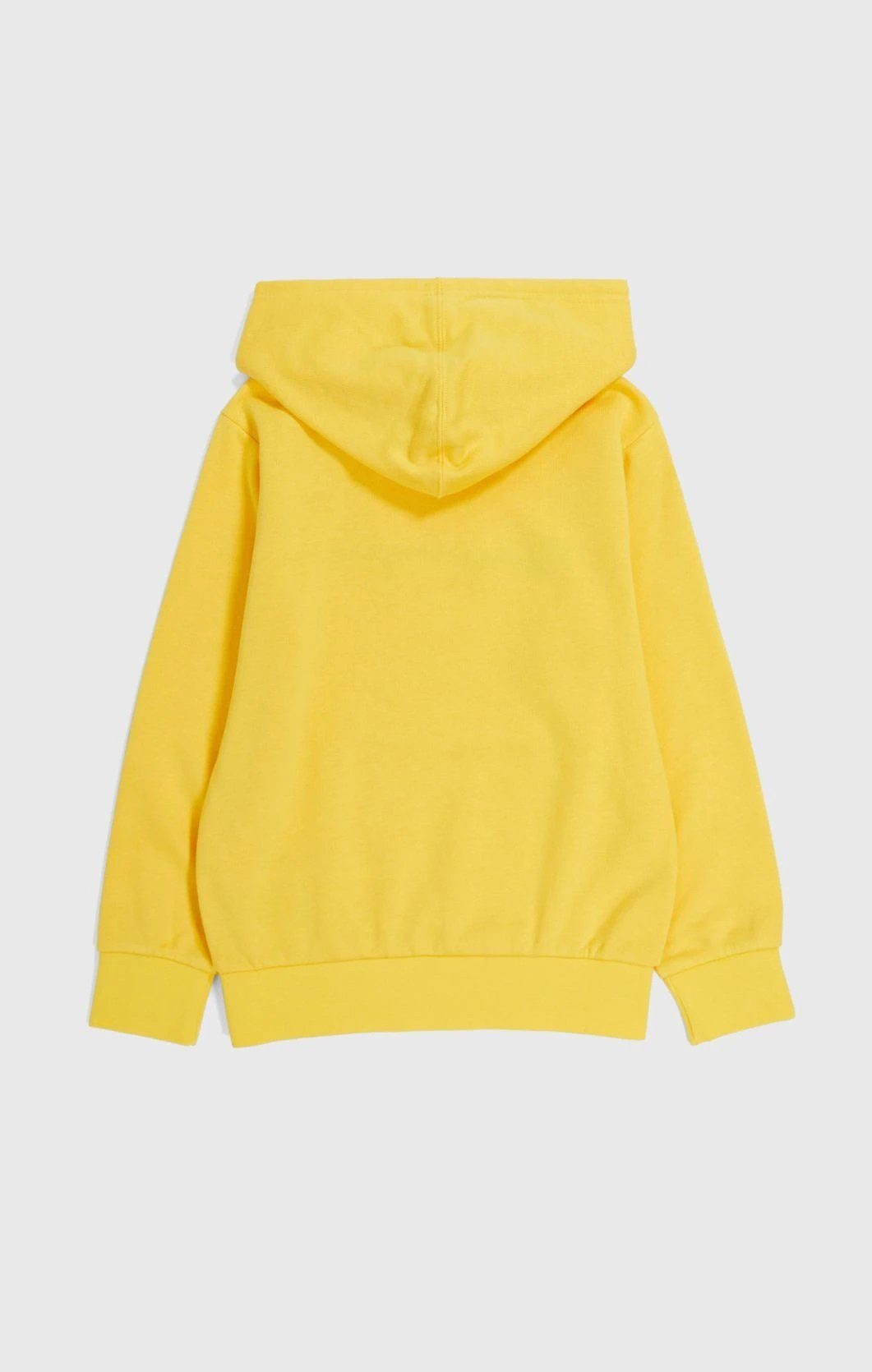 Champion Kapuzenpullover (Baumwoll-Hoodie) Big Logo gelb Kinder – Bild 2 von 3