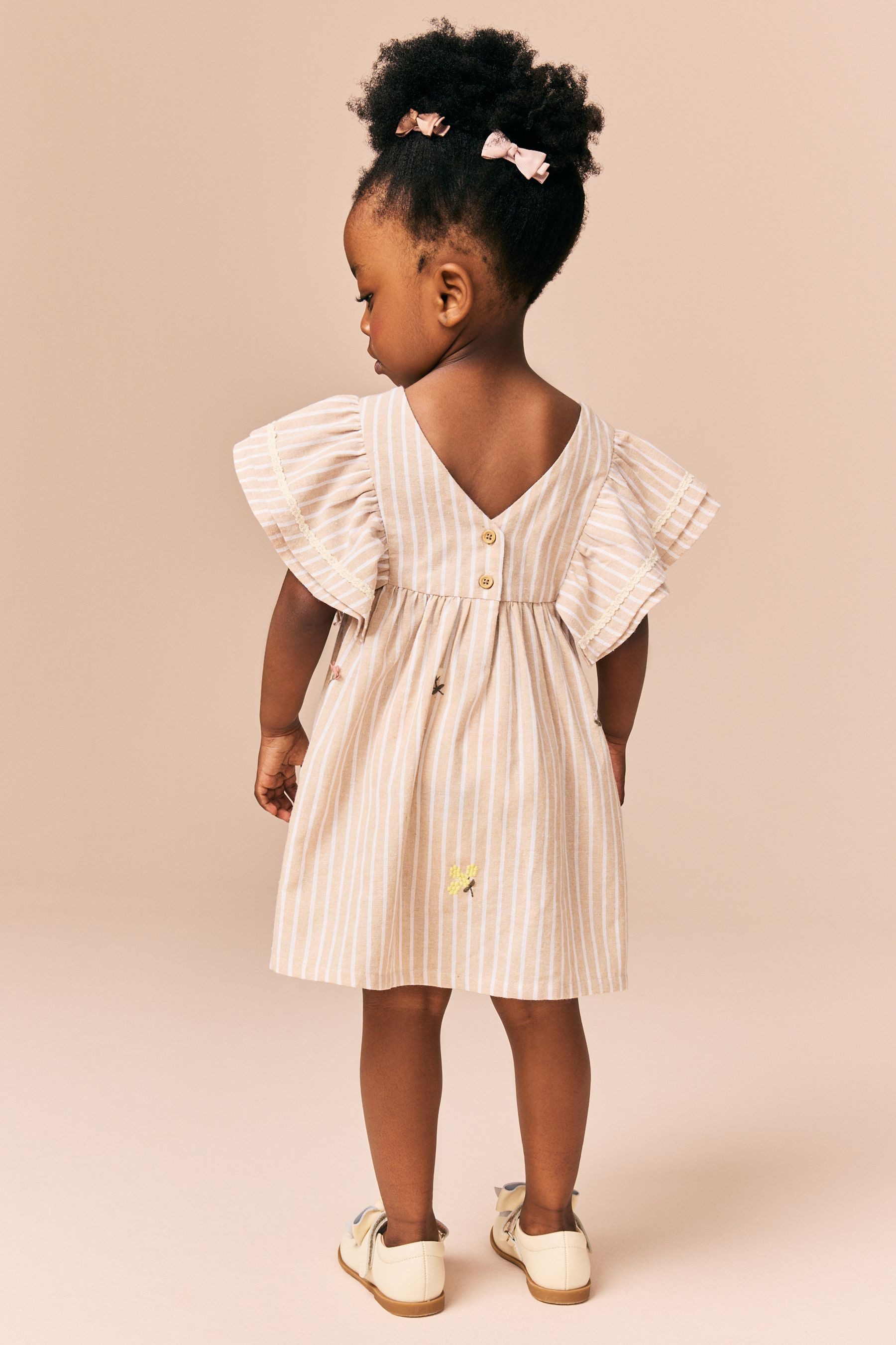 Next Sommerkleid Kleid mit Engelärmeln (1-tlg) günstig online kaufen