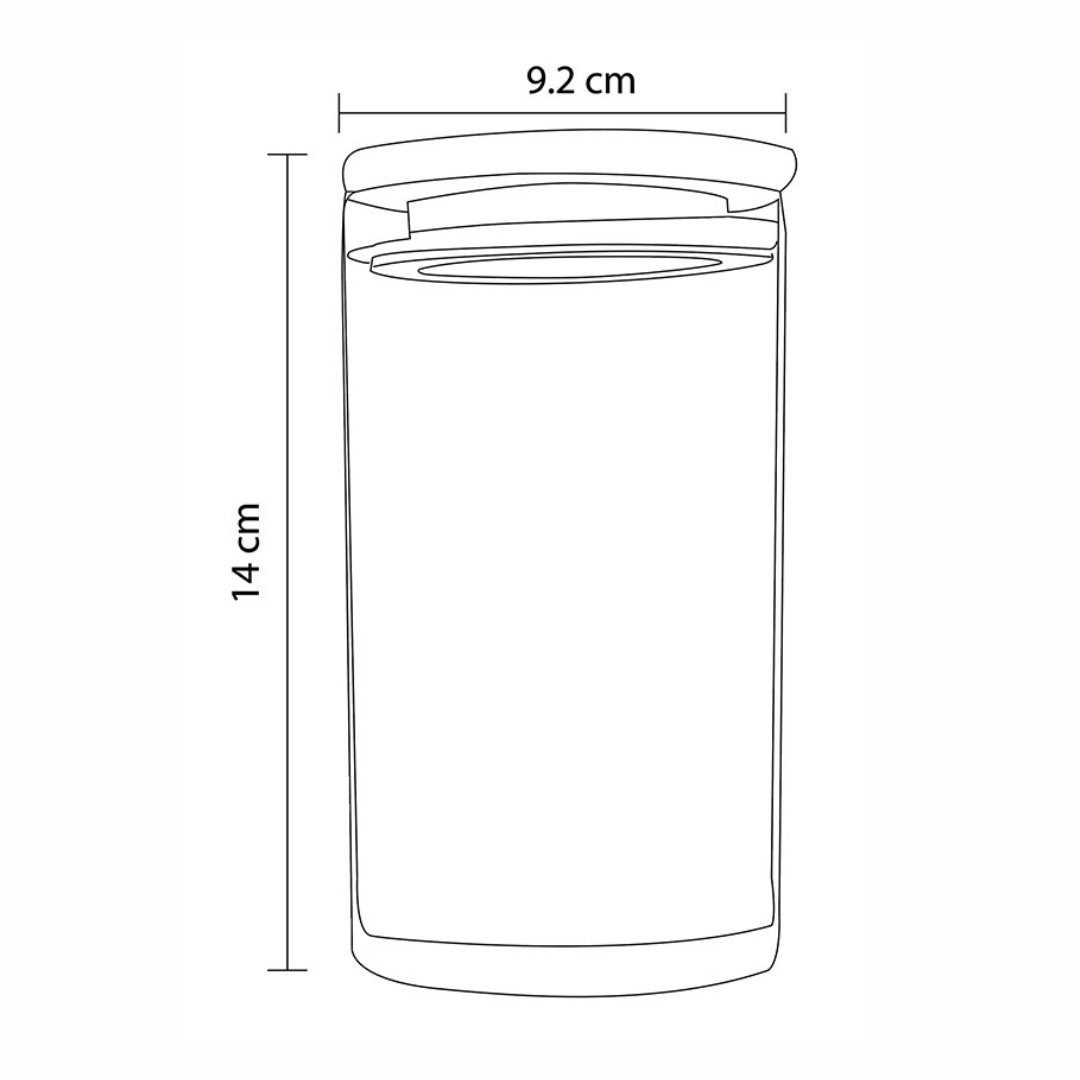 (2er Aufbewahrungsglas Weiß, Pasabahce Vorratsglas Breakfust 2-tlg., Club Glas, Set), 2er Set, Glas