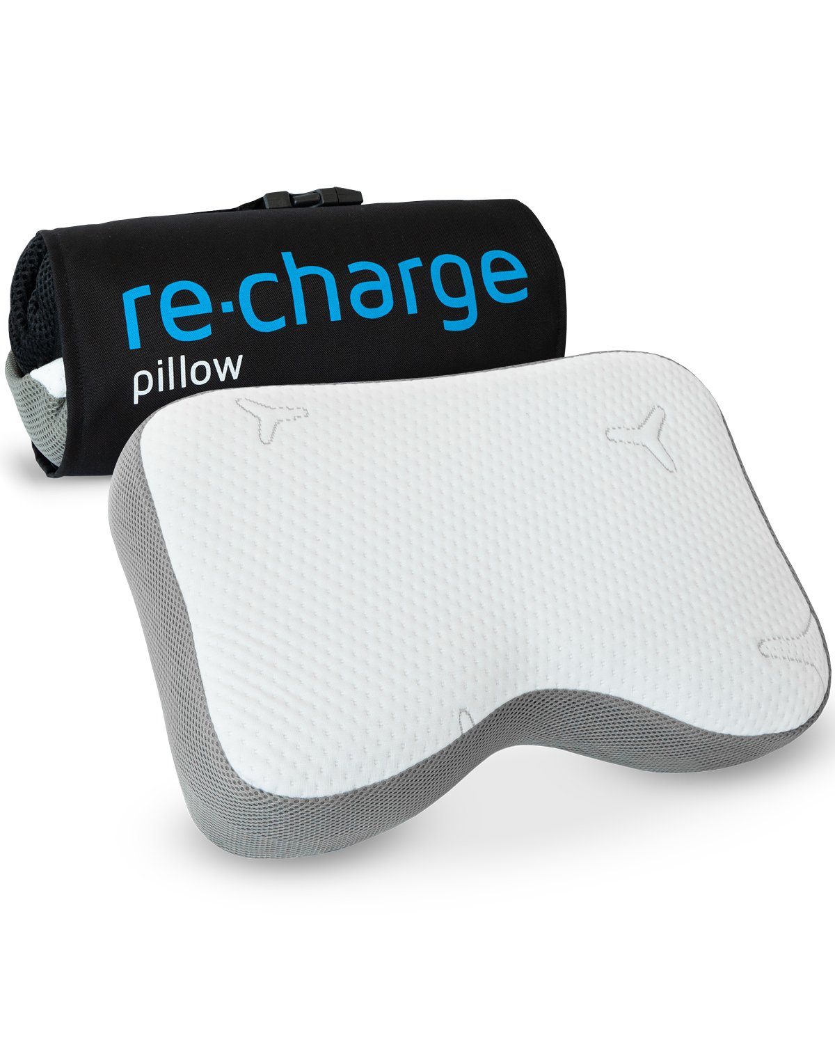 Kopfkissen Nackenstützkisssen ReCharge Intense, Third of Life, Bezug: Intense Bezug, Bambus-Aktivkohle Memory-Foam, Intense-Technologie für tieferen Schlaf | Alle Kopfkissen