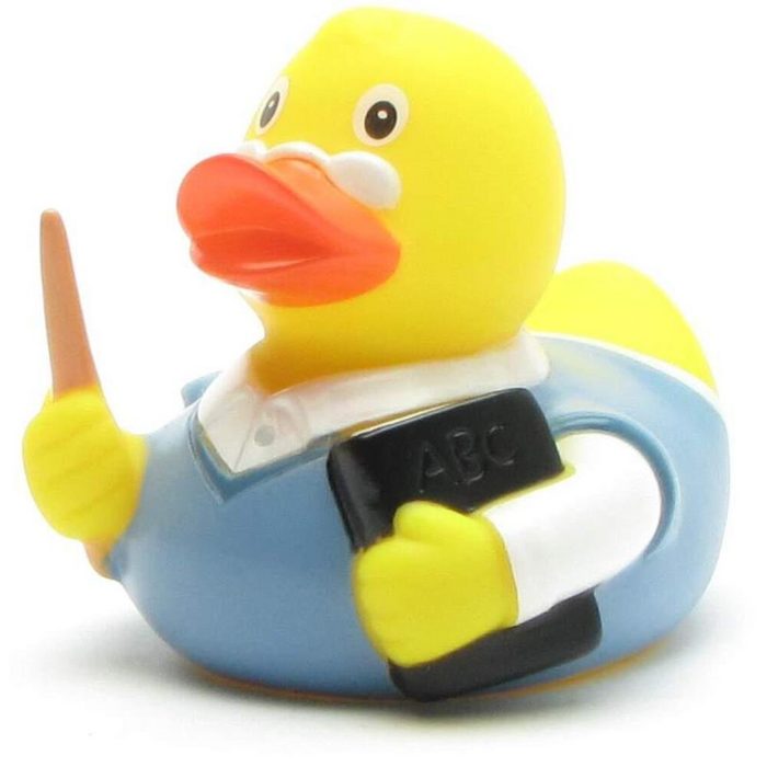 Duckshop Badespielzeug Lehrer Badeente - Quietscheente