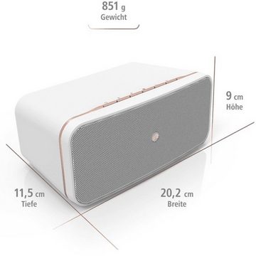 Hama Smart-Speaker 1000ABT Lautsprecher Tragbar Lautsprecher (Bluetooth, WiFi, tragbar mit 6-7 Stunden Akku-Leistung, mit Alexa Bluetooth Spotify WiFi WLAN, Stereo Sound)