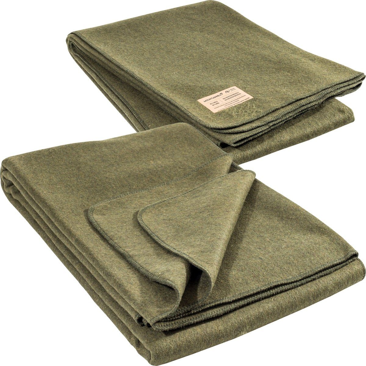 Outdoordecke Militär Wolldecke 225x150cm, A. Blöchl