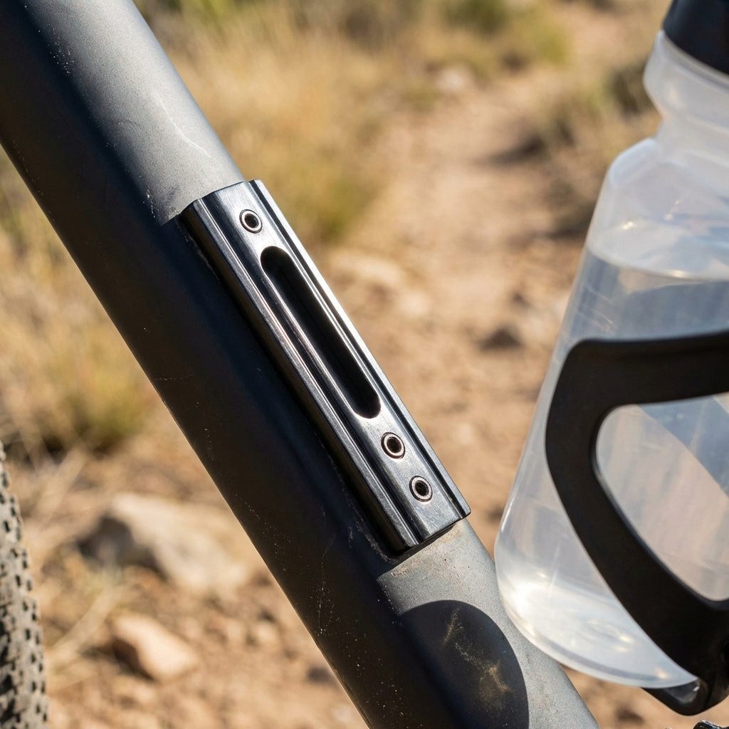 M-Wave Fahrrad-Flaschenhalter M-Wave Flaschenhalter-Adapter Ada Slide Alu sw bei versch Rahmengeomet