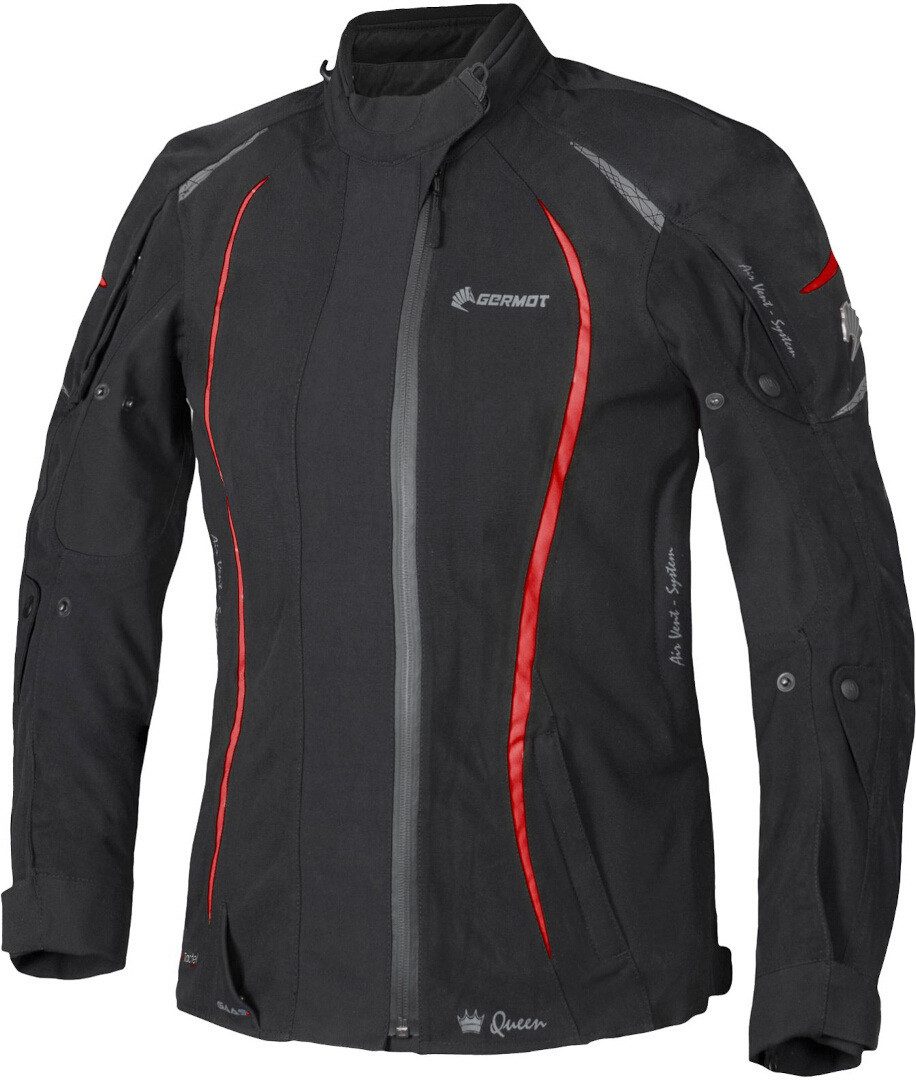 Germot Motorradjacke MotoQueen wasserdichte Damen Motorrad Textiljacke