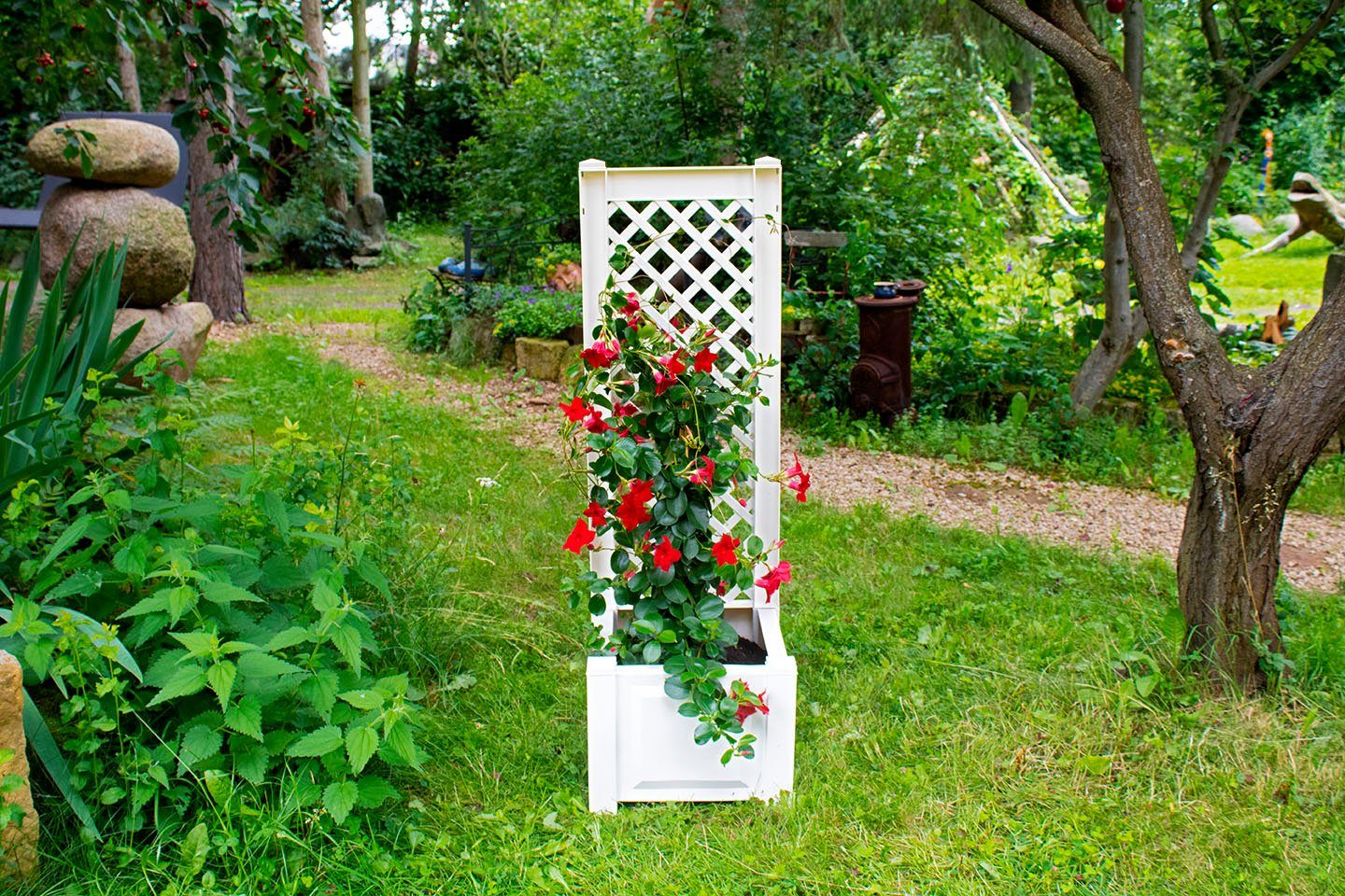 KHW Spalier, 2 tlg. mit Pflanzkasten, BxTxH: 43x43x140 cm günstig online kaufen